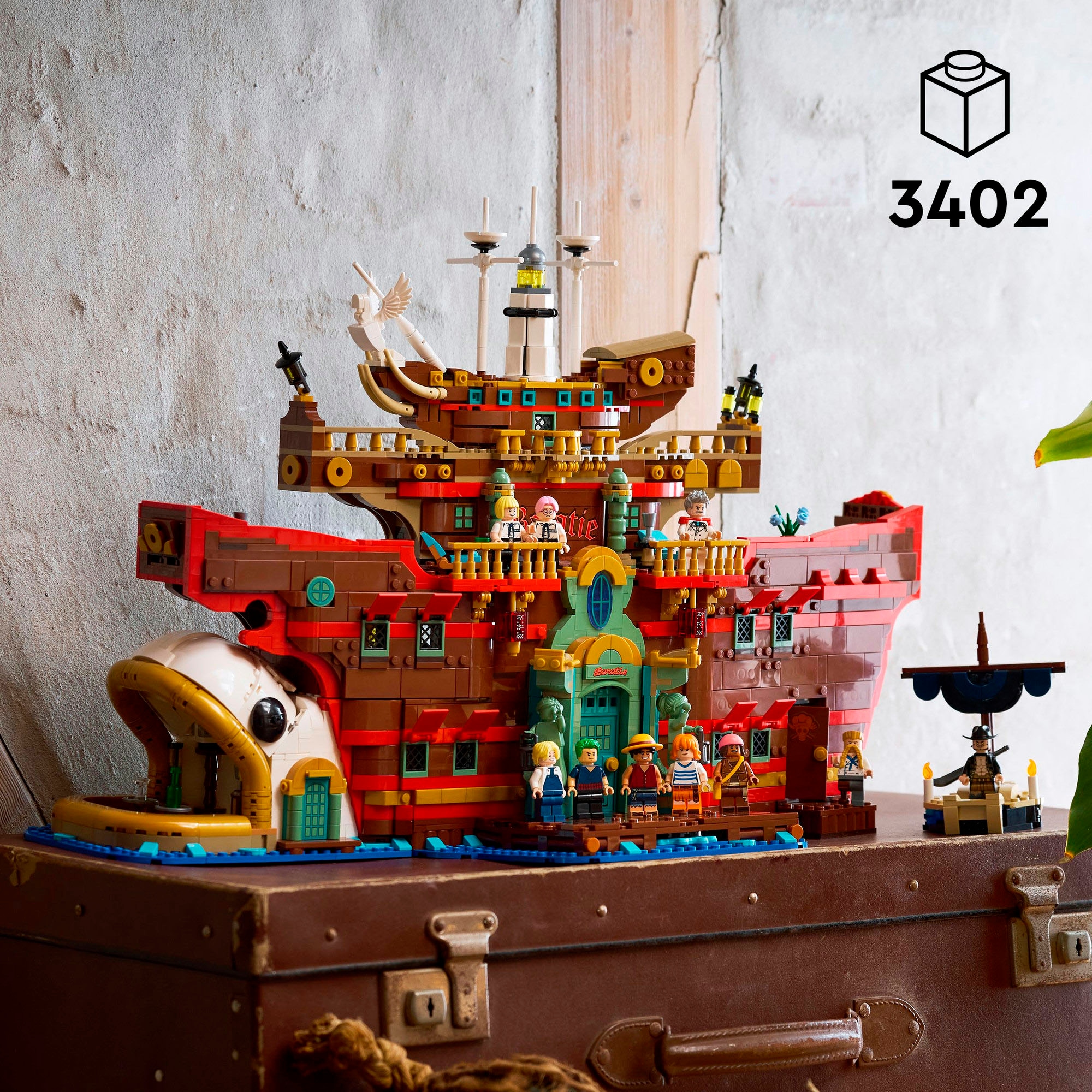 LEGO® Konstruktionsspielsteine »Baratié, das Schwimmende Restaurant (75640), LEGO One Piece« Made in Europe