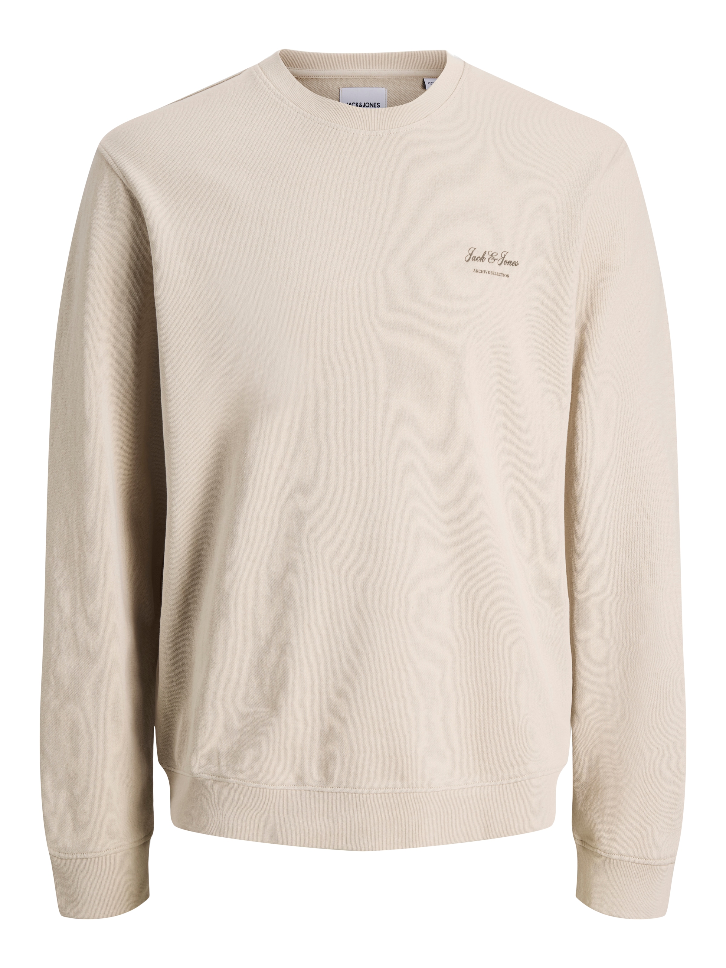 Image of Jack & Jones PlusSize Sweatshirt "JJEARCHIVE GRAPHIC SWEAT CN NOOS PLS", Baumwollmischung, relaxed fit