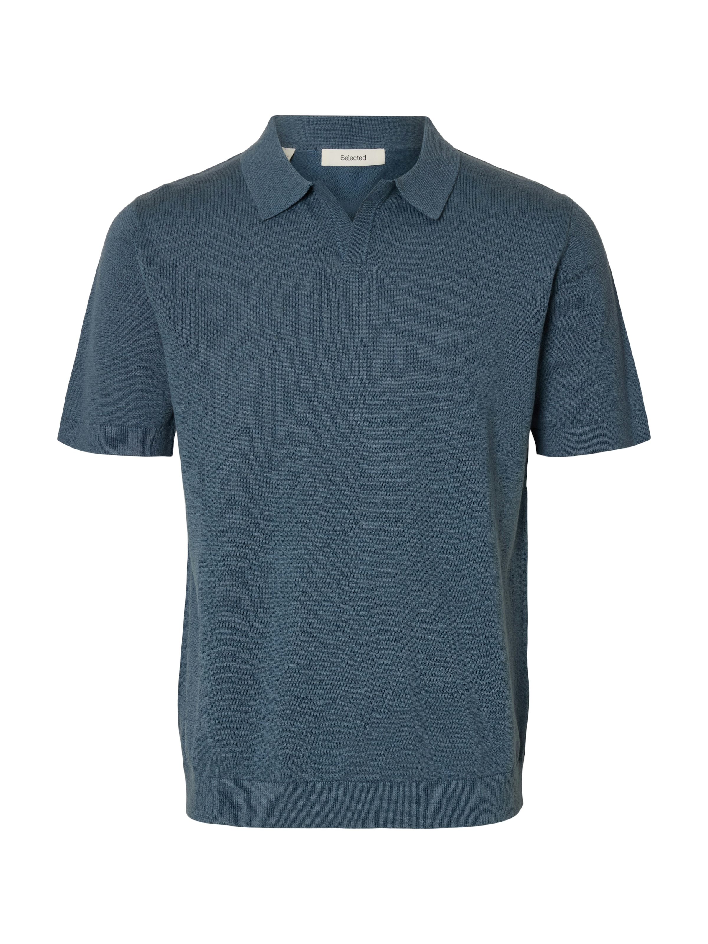 SELECTED Polo »SLHMATTIS SS KNIT SUN OPEN POLO NOOS«