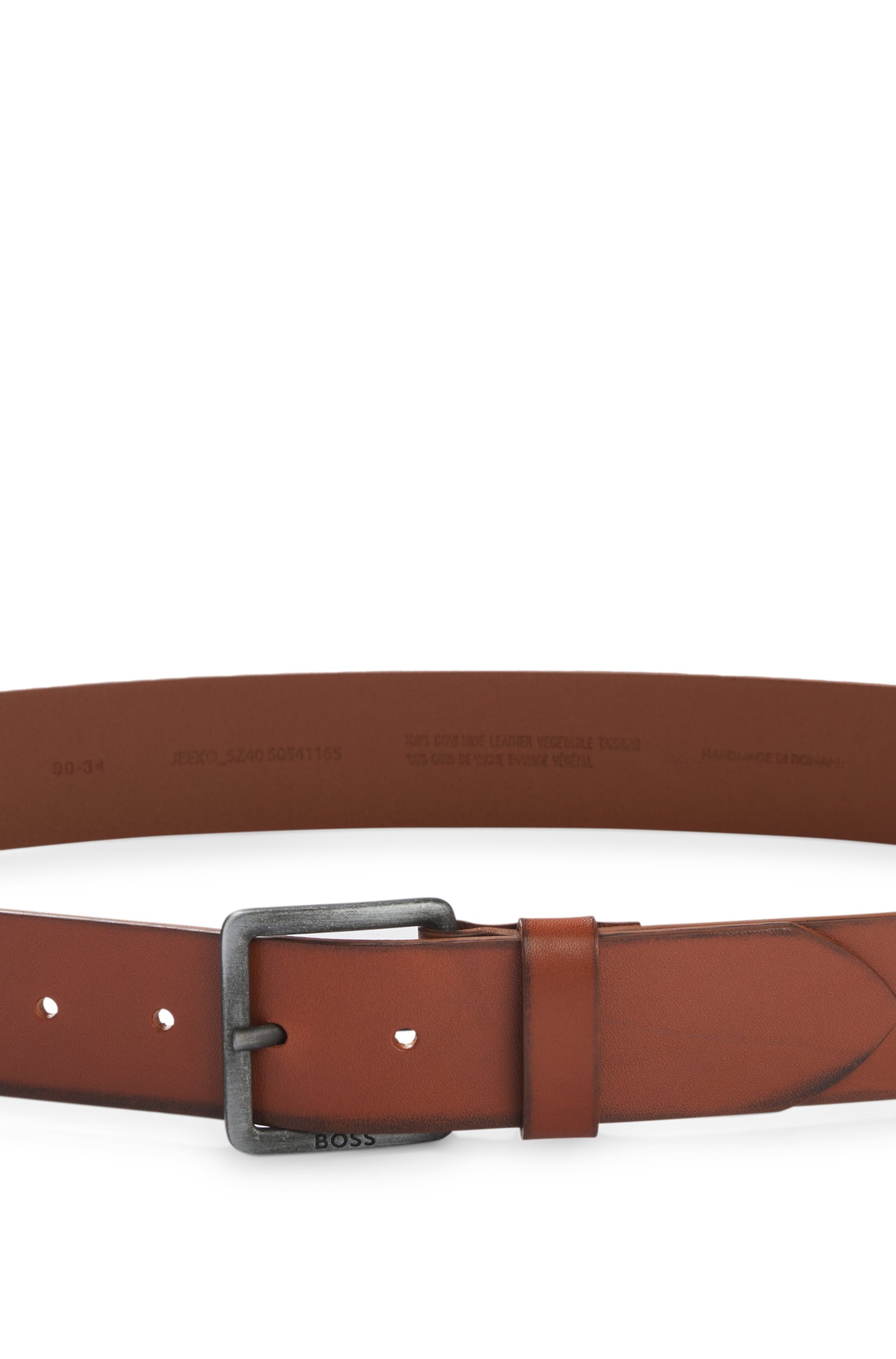 BOSS Ceinture en cuir »Jeeko_Sz40« avec boucle mate