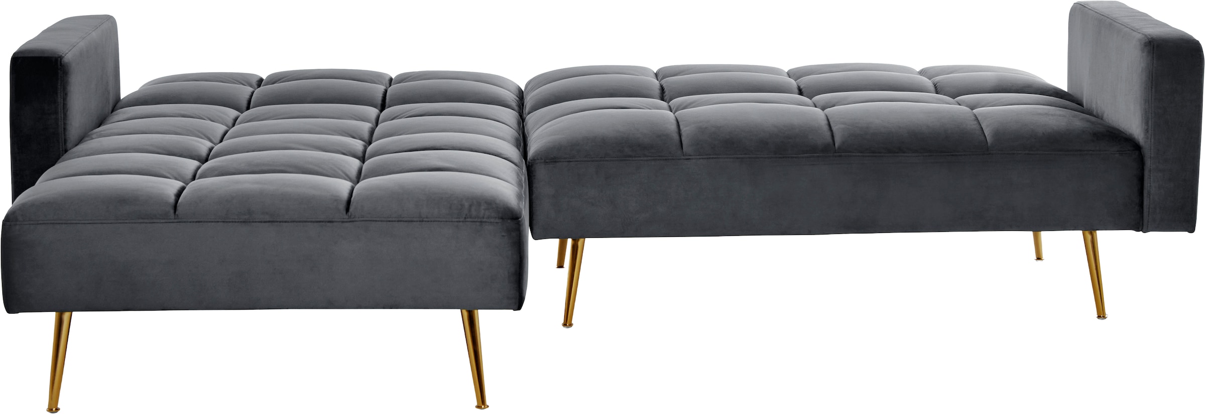 Jahnke Canapé d'angle »CHILLAX POSH CORNER« avec fonction couchage, montage réversible, 244 x 150 cm