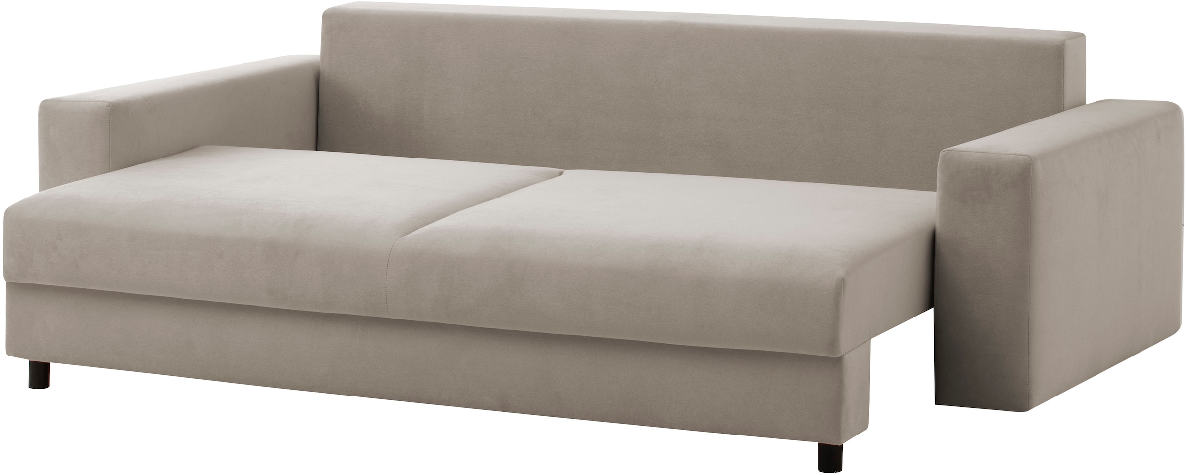 LeGer Home by Lena Gercke Schlafsofa »Imoga, Polster mit Schlaffunktion, 3-Sitzer Sofa, Couch mit Bettkasten« in modernen Farben und Stoffen, Bettfunktion, Liegefläche: 200x150 cm