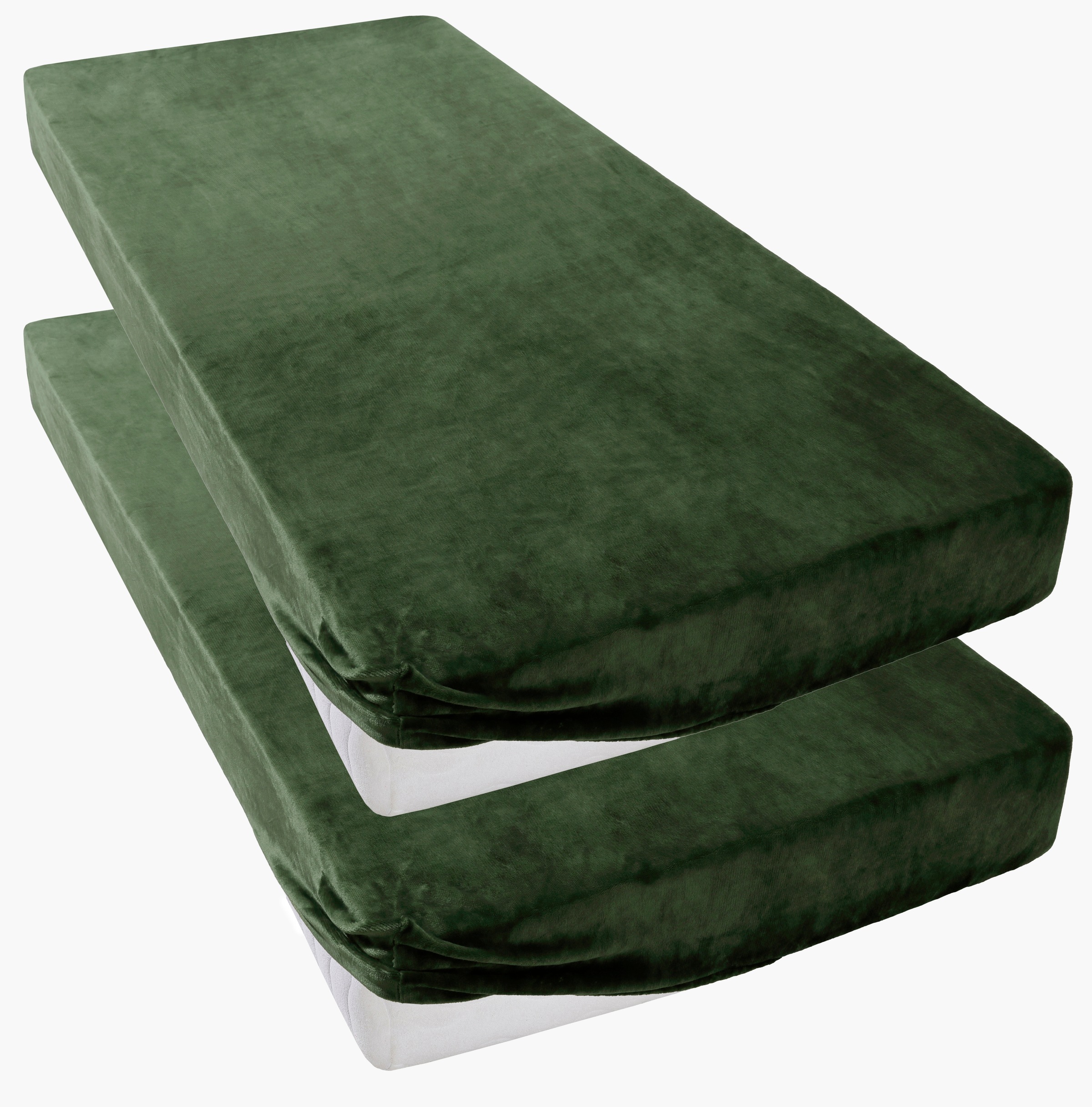 Image of GOODproduct Spannbettlaken "Desner3, Mikrofaser-Fleece, Cashmere-Touch" für Matratzen bis 20cm Höhe, kuschelig & weich, Bettlaken
