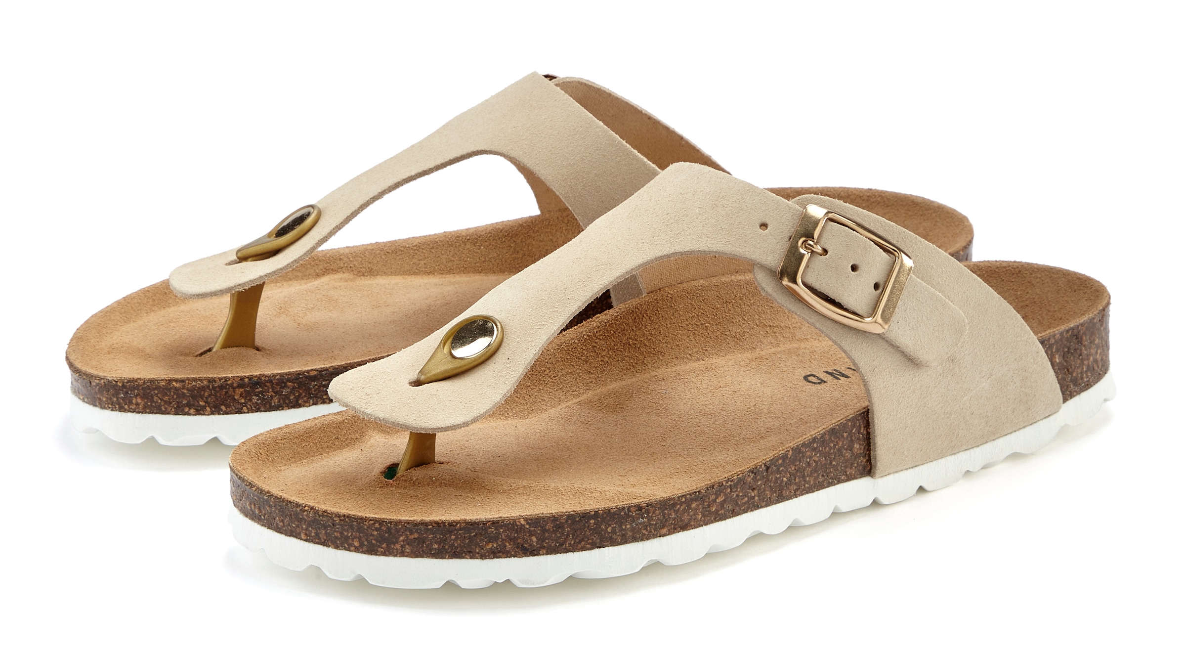 Elbsand Pantolette, Mule, Sandale, offener Schuh, hochwertiges Leder, Korkfussbett, Unisex