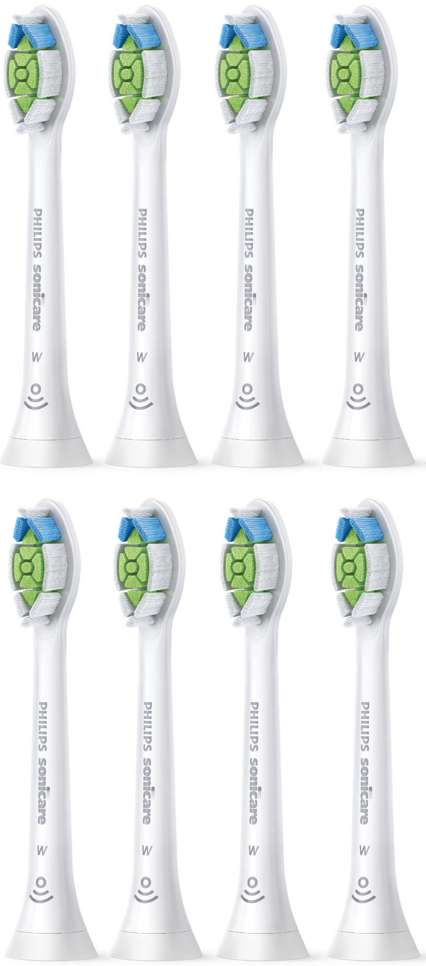 Philips Sonicare Aufsteckbürsten »W2 Optimal White Standard«, mit der Bürstenkopferkennung, Standardgrösse