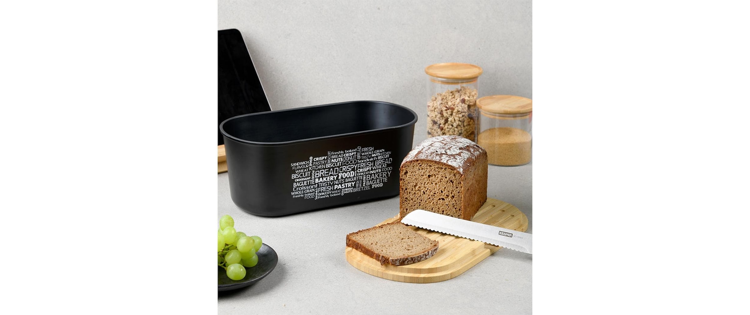 KESPER® Brotkasten »Brotbox, FSC« Deckel als Schneidebrett verwendbar