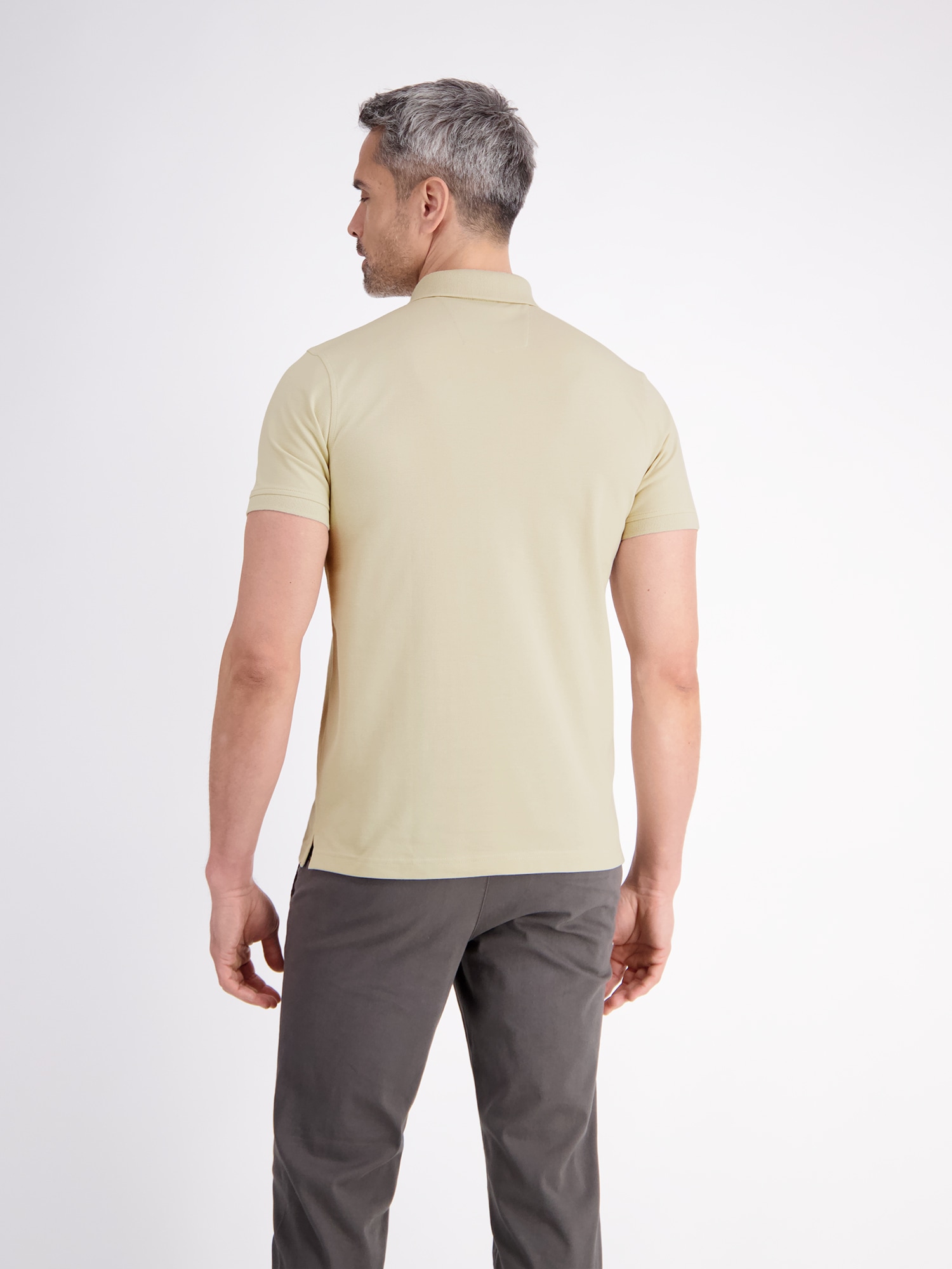 LERROS Poloshirt »LERROS Basic Poloshirt für Herren, unifarben«