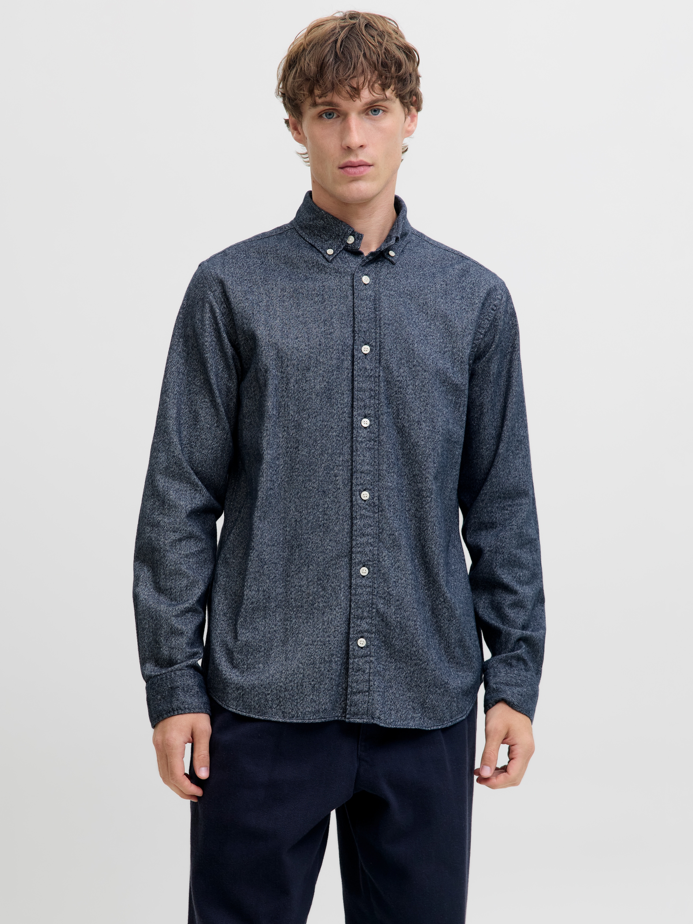 Image of Jack & Jones Langarmhemd "JPRBLUBARKLEY FLANNEL X-MAS L/S SHIRT CH"