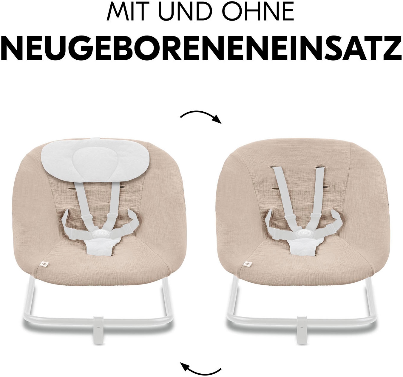 Hauck Housse de siège pour enfant »Schonbezug für Babywippe; Highchair Bouncer Cover« Schonbezug für Babywippe Highchair Bouncer/High Chair Bouncer Eco