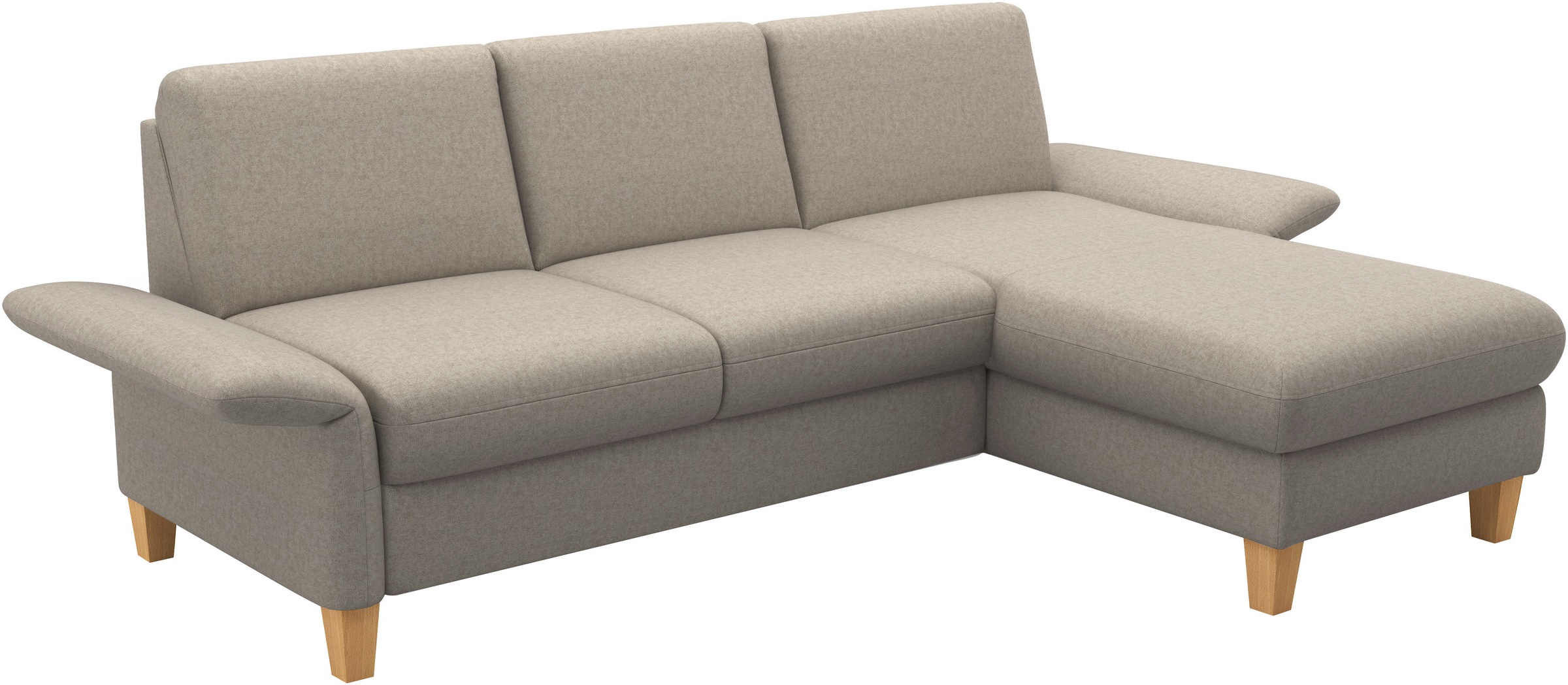 Home affaire Ecksofa »Rochelle, L-Form«, wahlweise mit Armteilverstellung, Bettfunktion und Bettkasten