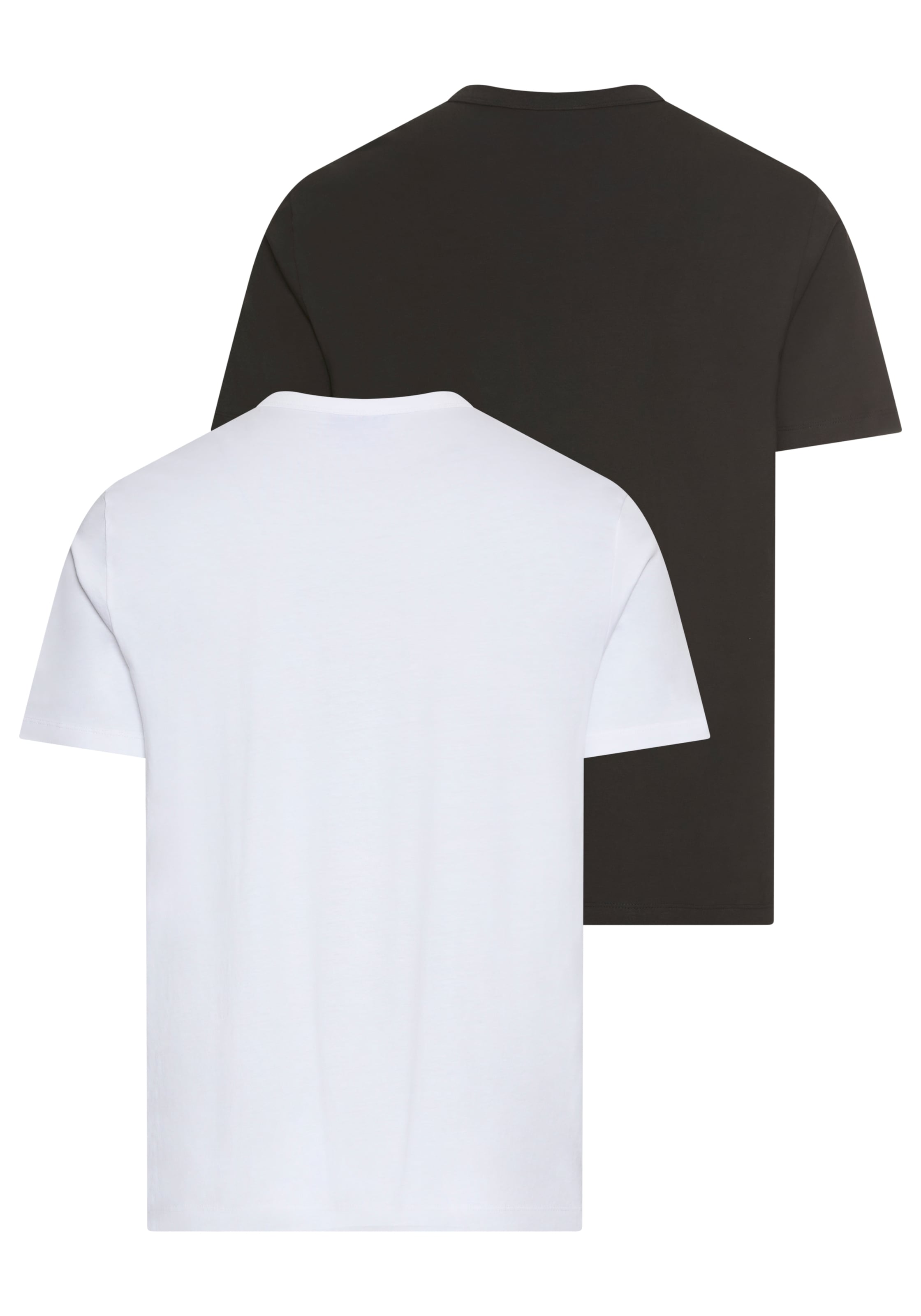 HUGO T-shirt »BLUE Naolo« Paquet, 2 cuis mit Markenlabel am Saum