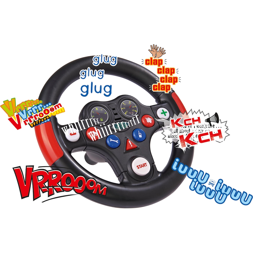 BIG Spielfahrzeug-Lenkrad »BIG Bobby Car Racing-Sound-Wheel«