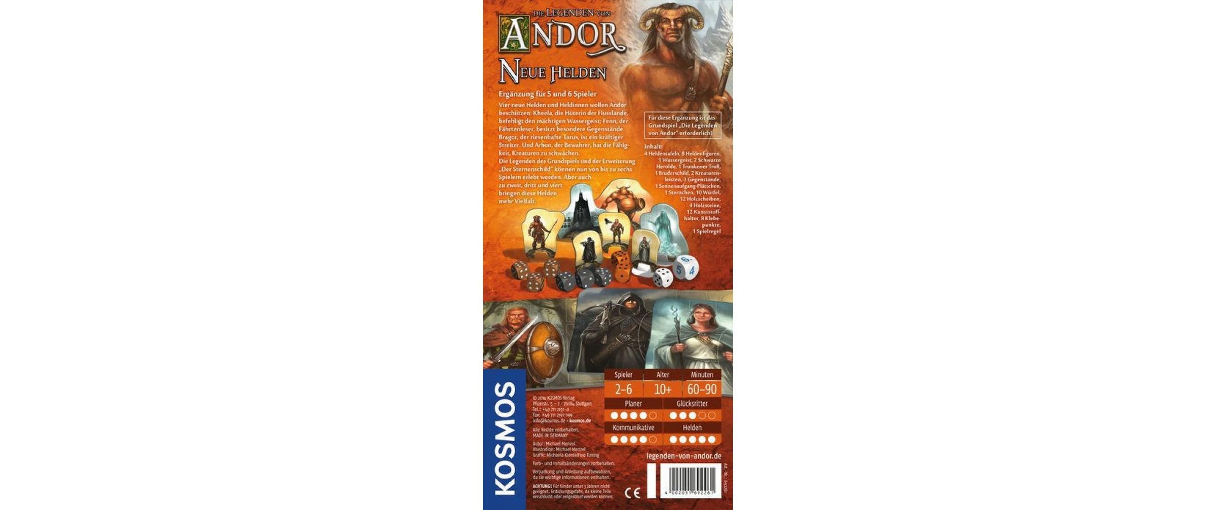 Kosmos Jeu »Helden Andor Erw.& Erg.«