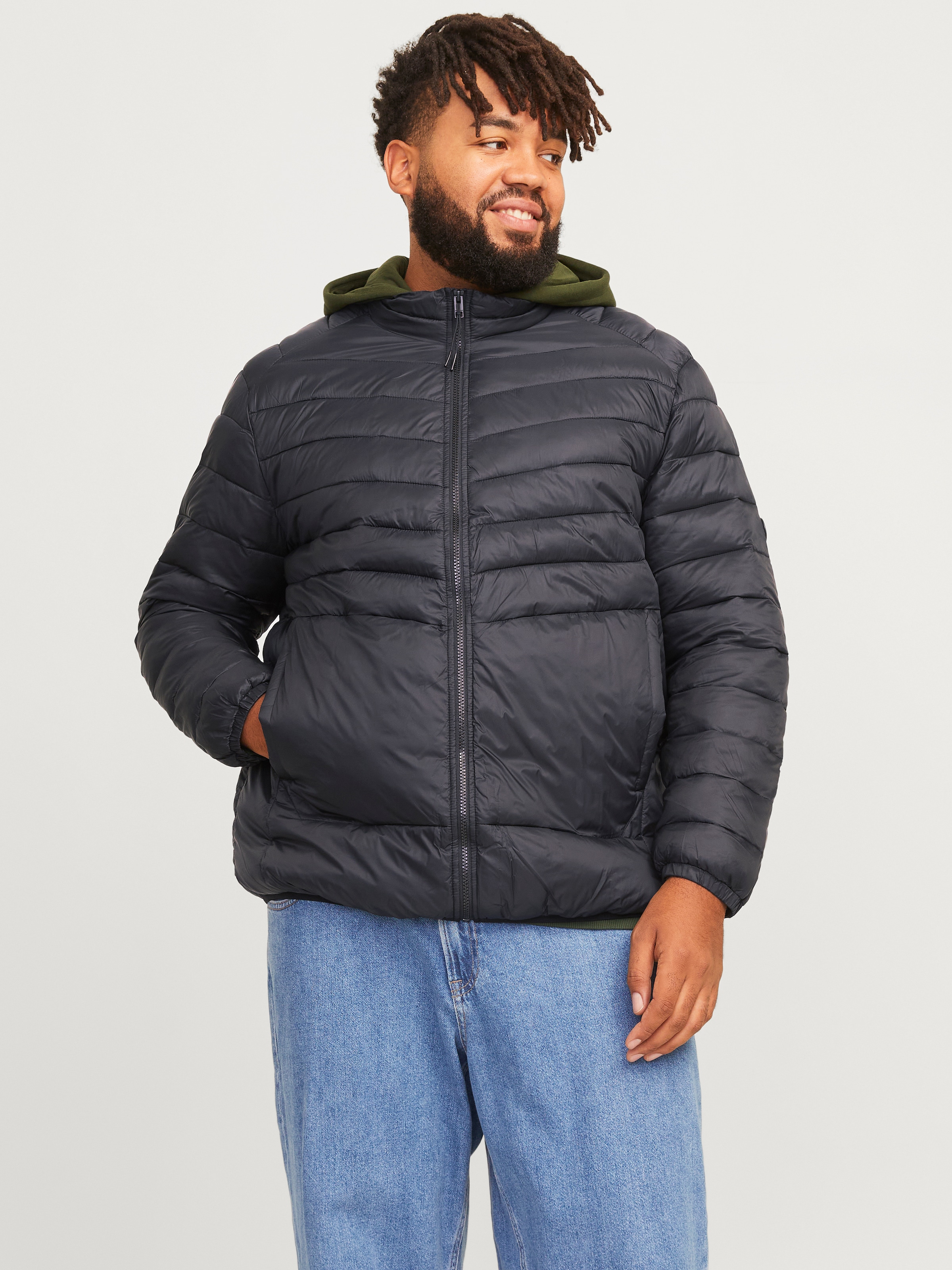 Jack & Jones PlusSize Steppjacke »JJESPRINT PUFFER COLLAR NOOS PLS«