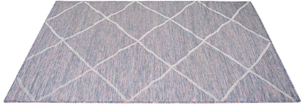 Carpet City Outdoorteppich »PALM 3075«, rechteckig, 5 mm Höhe, Läufer, Wetterfest & UV-beständig, für Balkon, Terrasse, Küche, flach