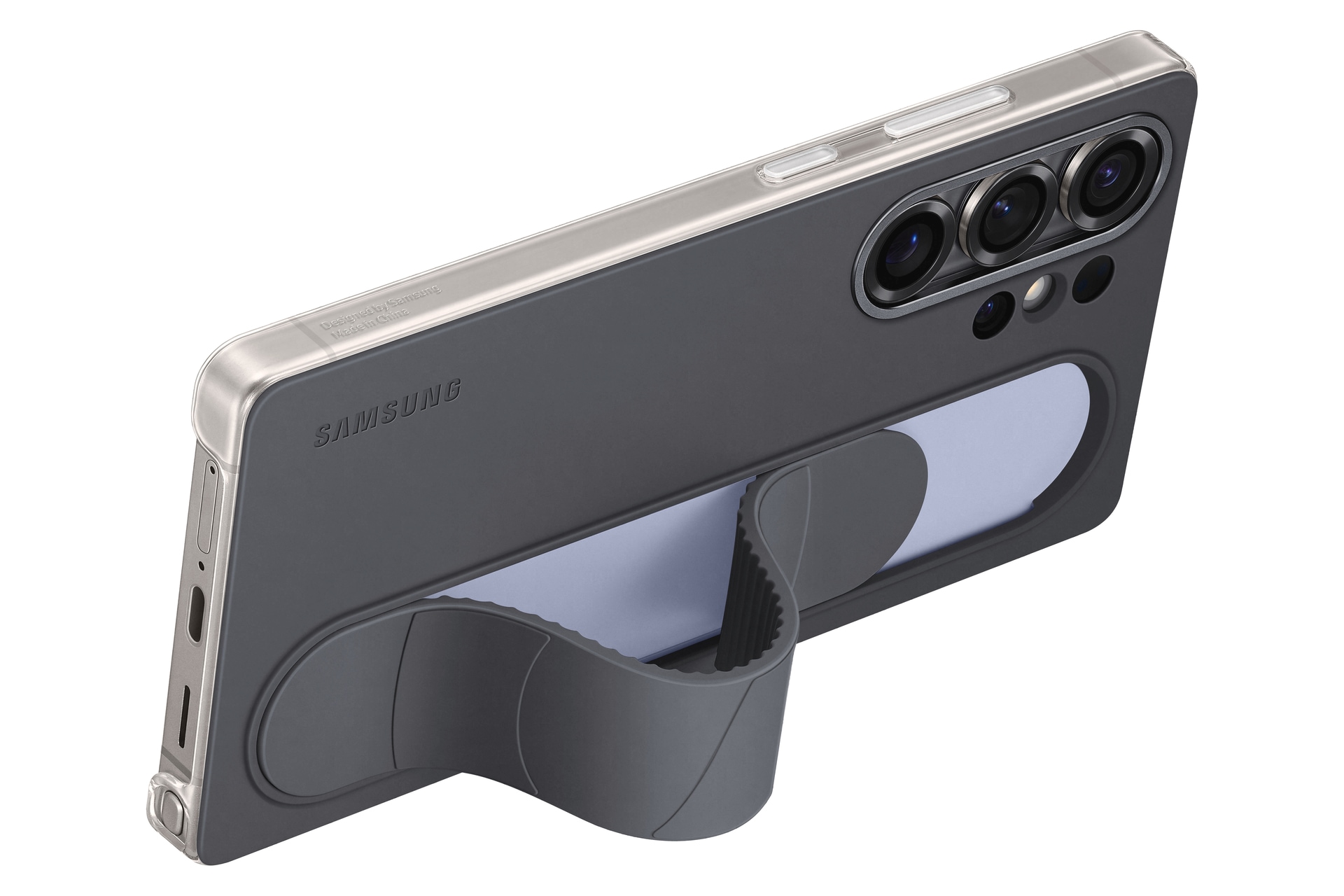 Samsung Handyhülle »Standing Grip Case für Samsung Galaxy S25 Ultra«, Backcover, Schutzhülle, Handyschutzhülle, Case, Schutzcase, stossfest