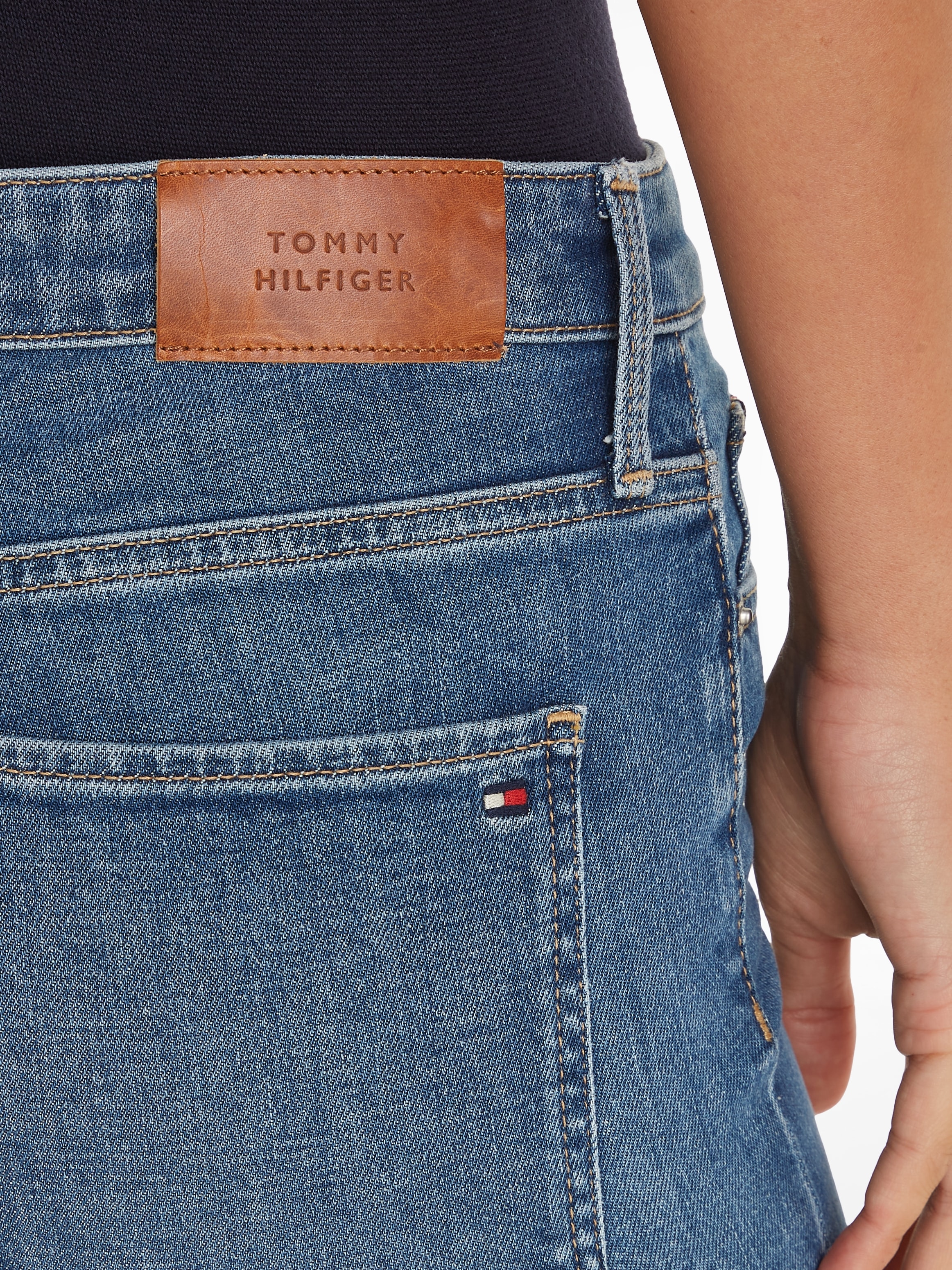♕ Tommy mit kaufen Bootcut-Jeans, Bügelfalten Hilfiger versandkostenfrei