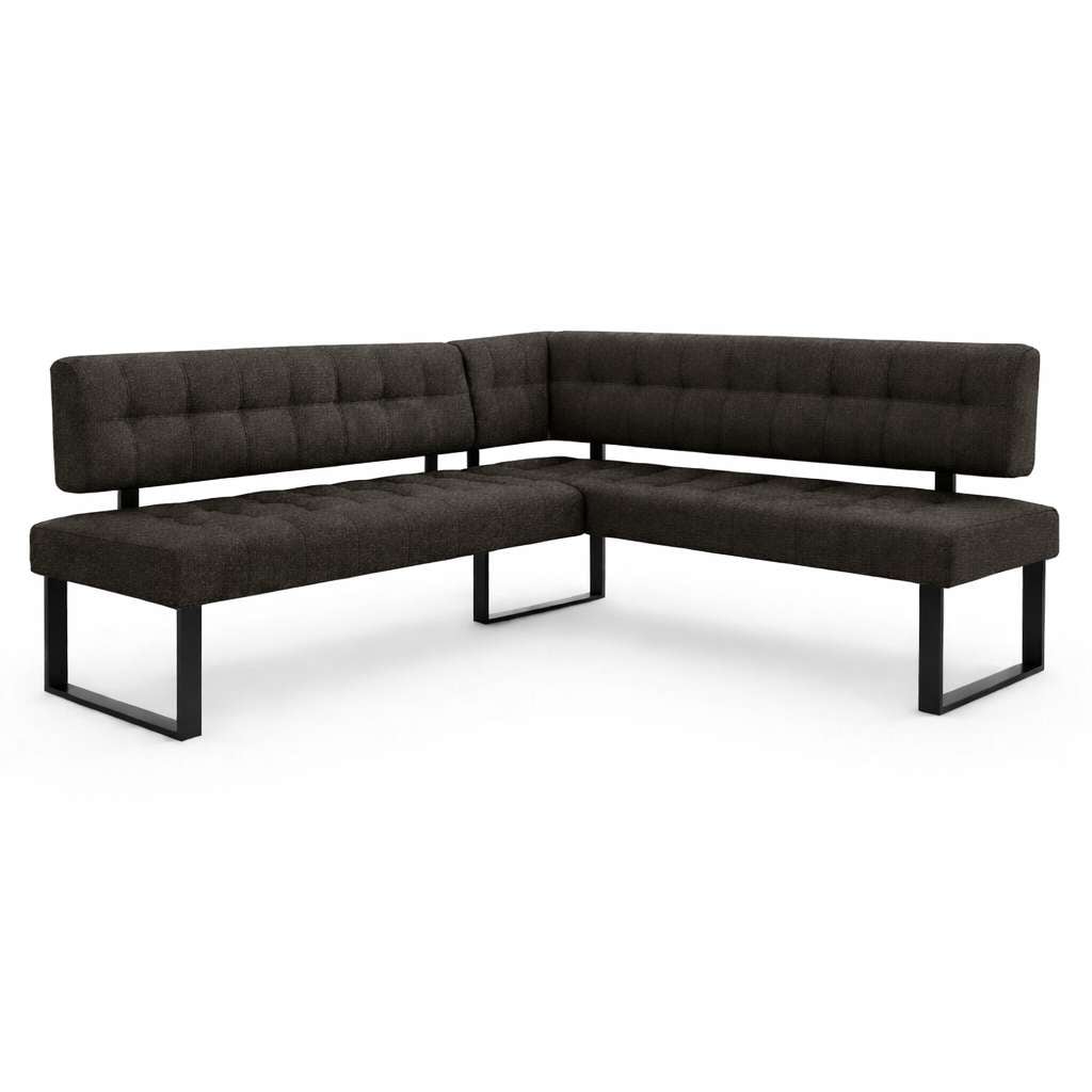 Home affaire Ensemble de bancs d'angle »Mia Essecke, Sitzgruppe, Eckbankgruppe, Küchenbankgruppe« Set, 4er, 4 tlg. Eckbank mit Wellenfederung; Tisch in Eiche massiv