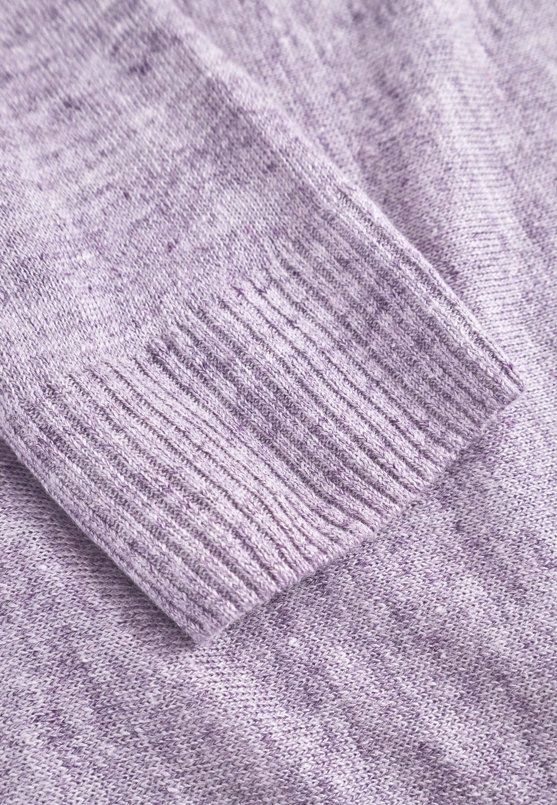 colours & sons Strickpullover »colours & sons Pullover Roundneck-Linen«