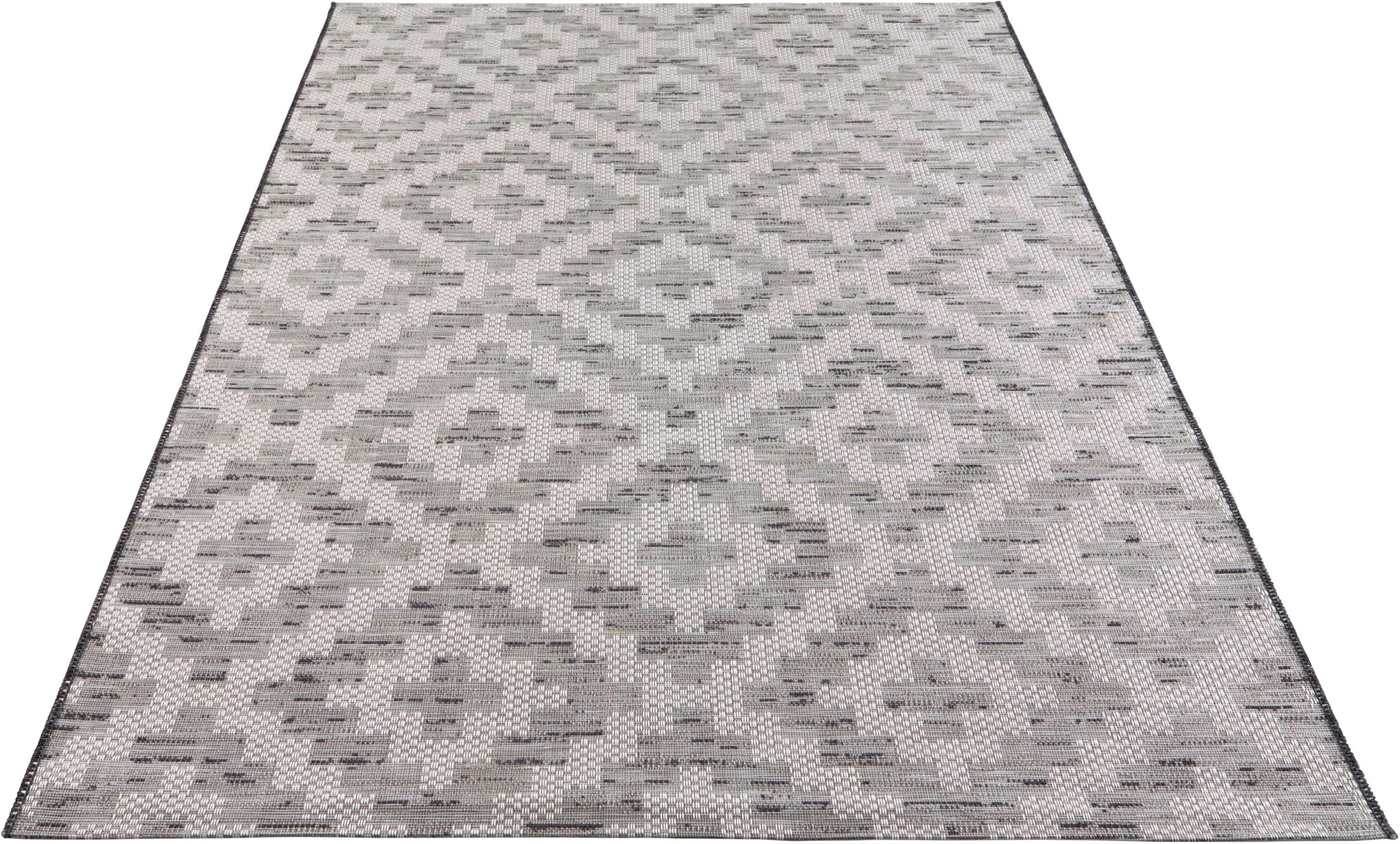 Image of ELLE DECORATION Teppich »Creil«, rechteckig, 3 mm Höhe, In-und Outdoor geeignet, Wohnzimmer, Balkon, Terrasse, Garten, Strapazierfähig und pflegeleicht, Flachgewebe bei Ackermann Versand Schweiz