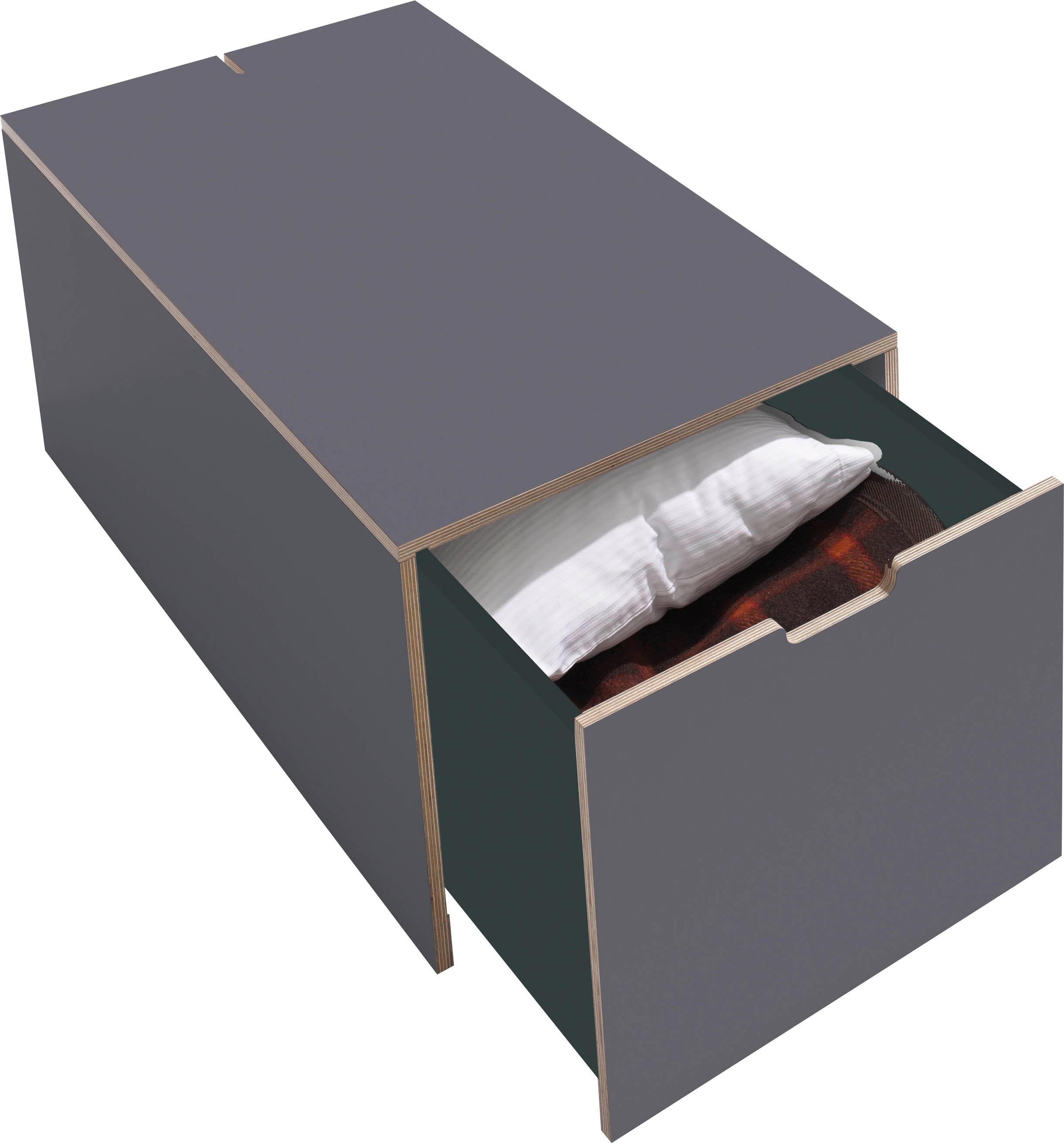 Image of Müller SMALL LIVING Nachtkommode »16«, KOMFORT, mit 4 Rollen, davon 2 mit Feststellfunktion bei Ackermann Versand Schweiz