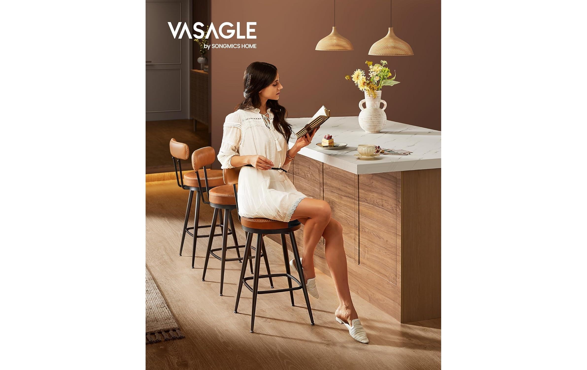 VASAGLE Barhocker »2er Set 54 x 90.5 cm«