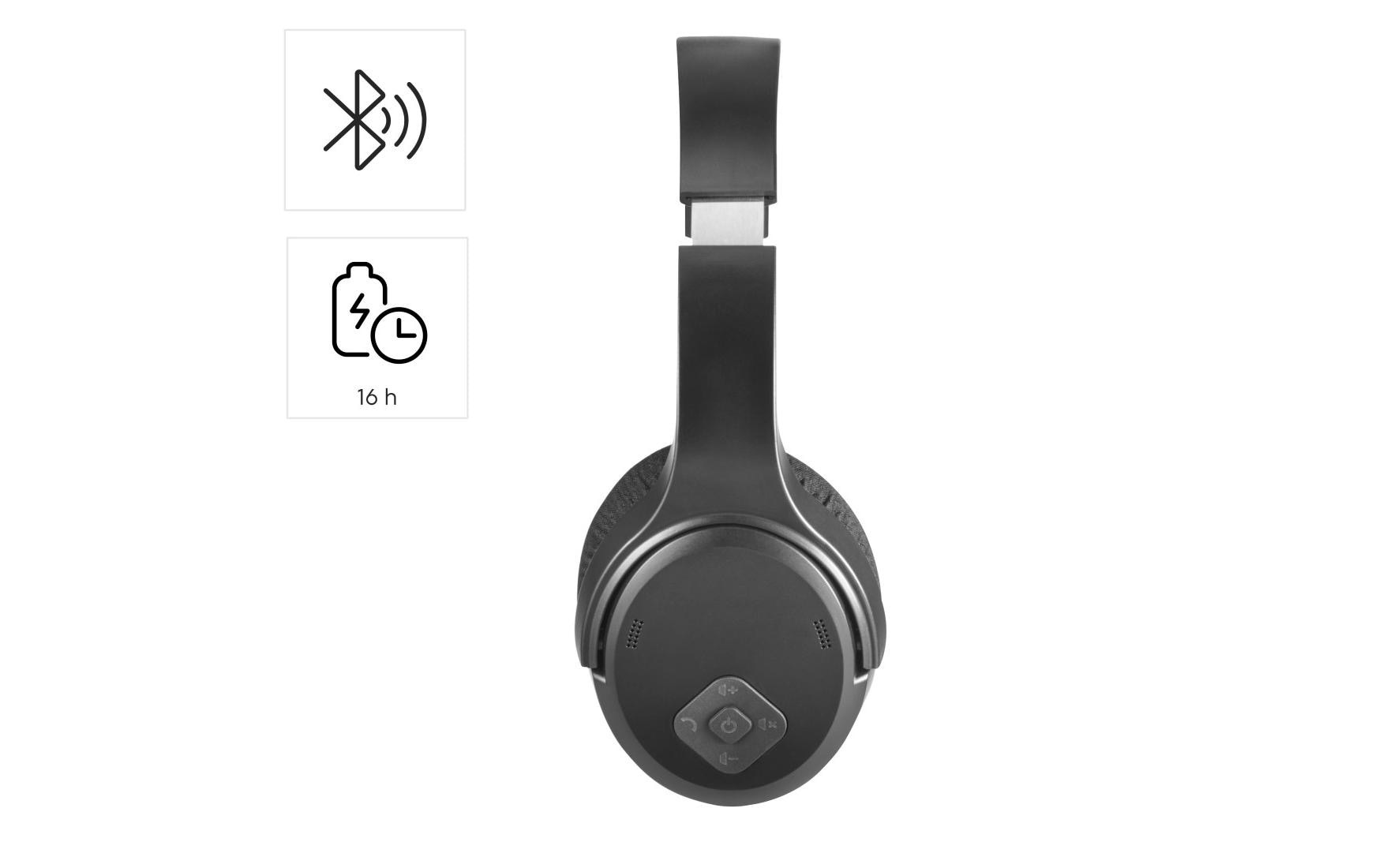   Casque supra-auriculaire eingebautes Mikrofon, Ladezeit: 2,5h
