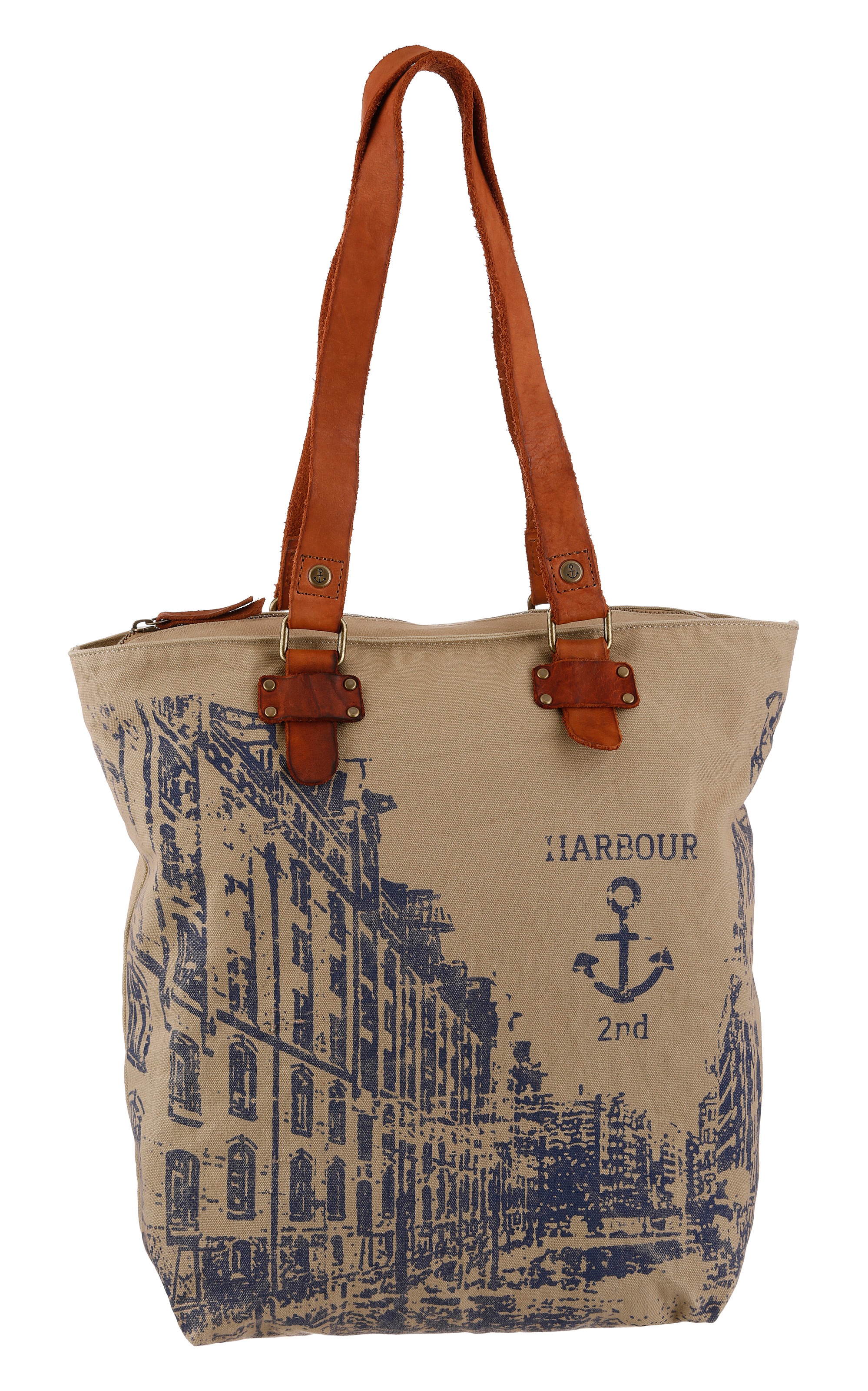 Image of HARBOUR 2nd Shopper »Annen«, mit Lederhenkel bei Ackermann Versand Schweiz