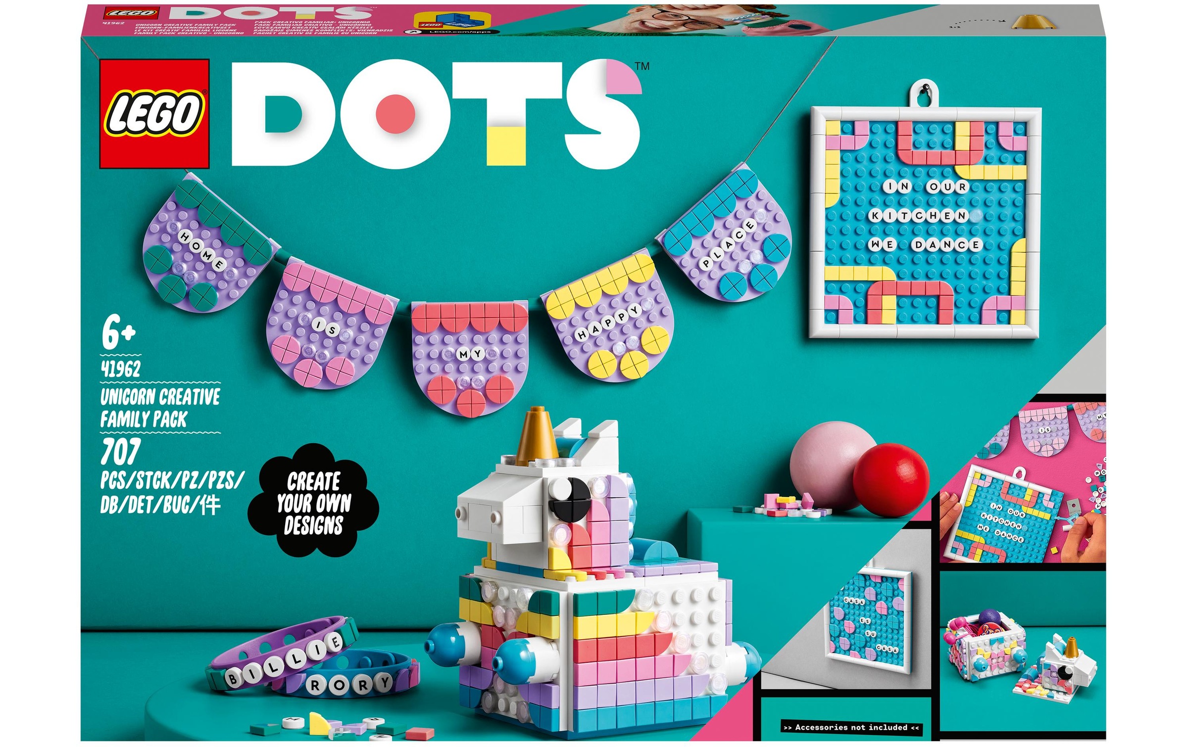 Image of LEGO® Spielbausteine »Einhorn Familienkreativs«, (707 St.) bei Ackermann Versand Schweiz