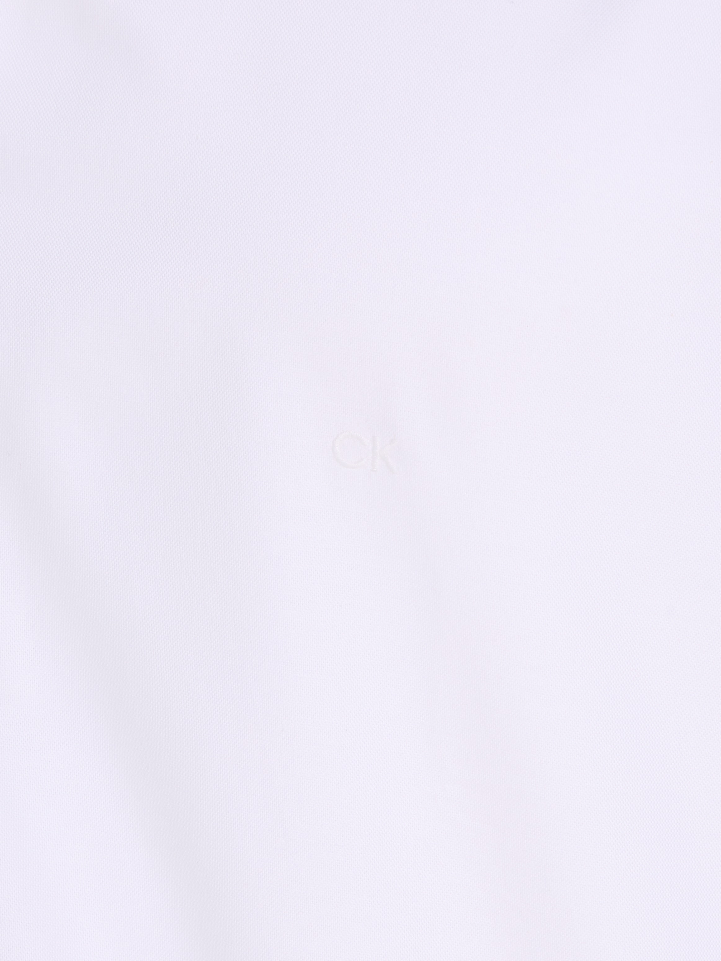Calvin Klein Langarmhemd »OXFORD SOLID SLIM SHIRT«, mit Logoprägung