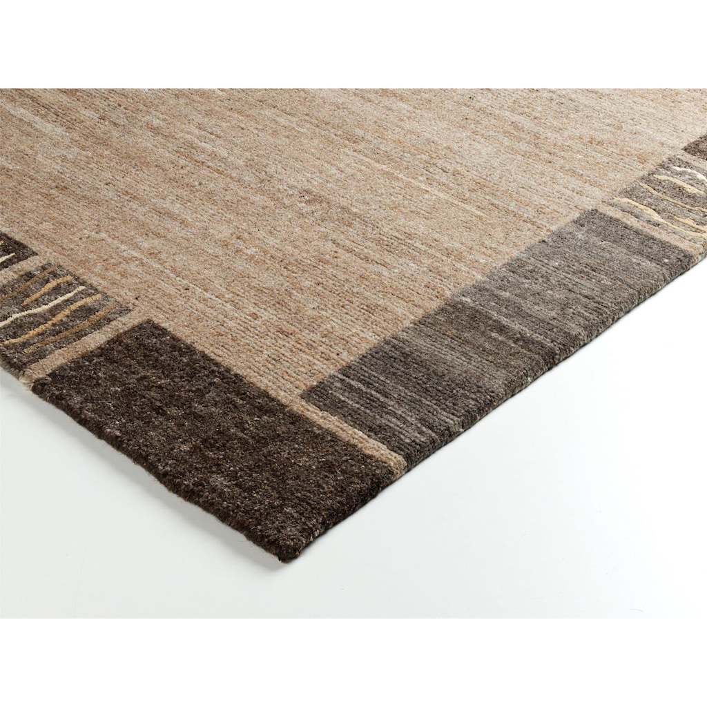 OCI DIE TEPPICHMARKE Teppich »Natura Silk Greny«, rechteckig, handgeknüpft, Wohnzimmer