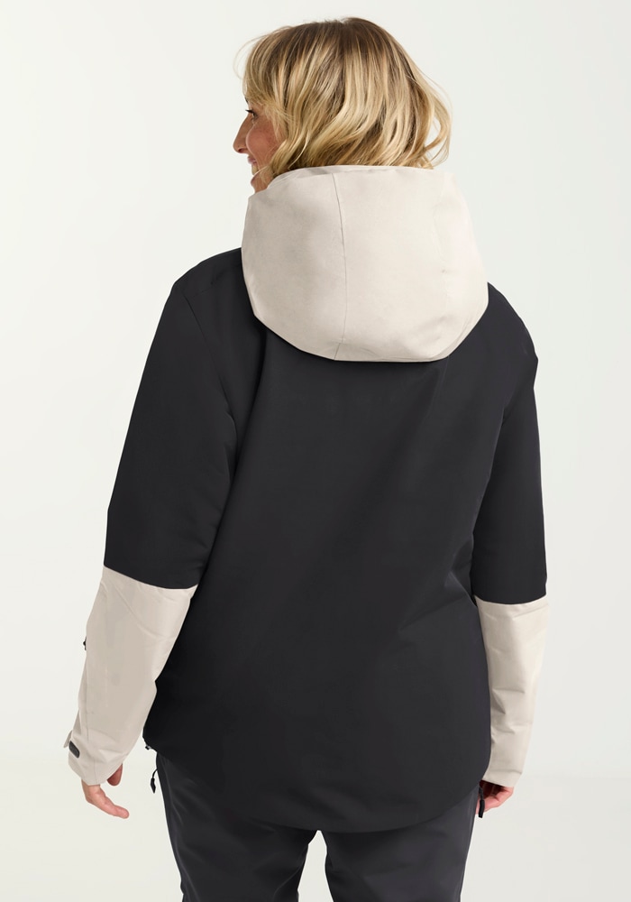 Jack Wolfskin Veste de ski »FLOWLINE 2L INS JKT W« avec capuche mit TEXAPORE 2L, abnehmbare Kapuze, atmungsaktiv, wasserdicht