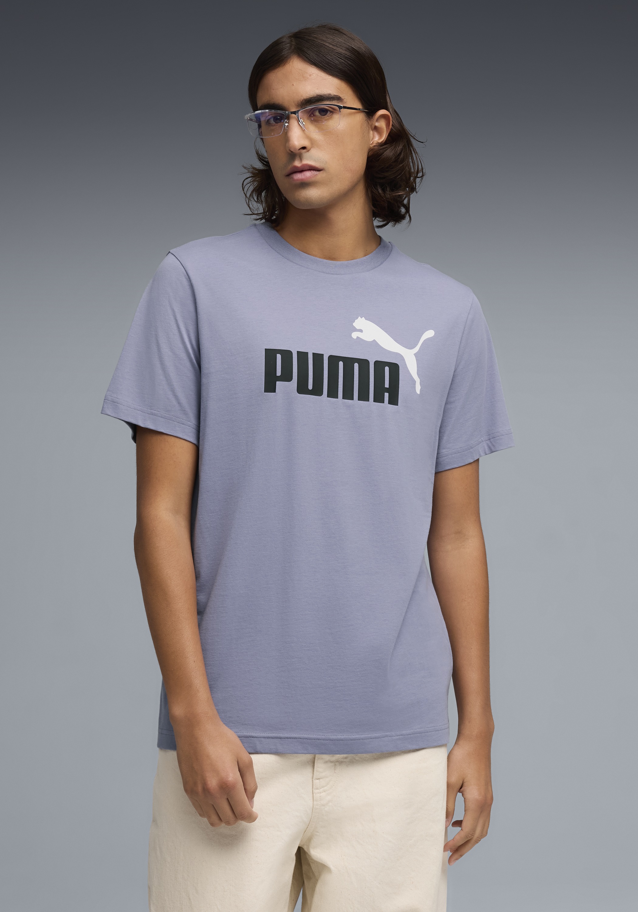 Image of PUMA T-Shirt "GRAPHICS 2 COLOR NO 1 LOGO TEE" Kurzarm, mit Rundhalsausschnitt, mit Print-Applikation