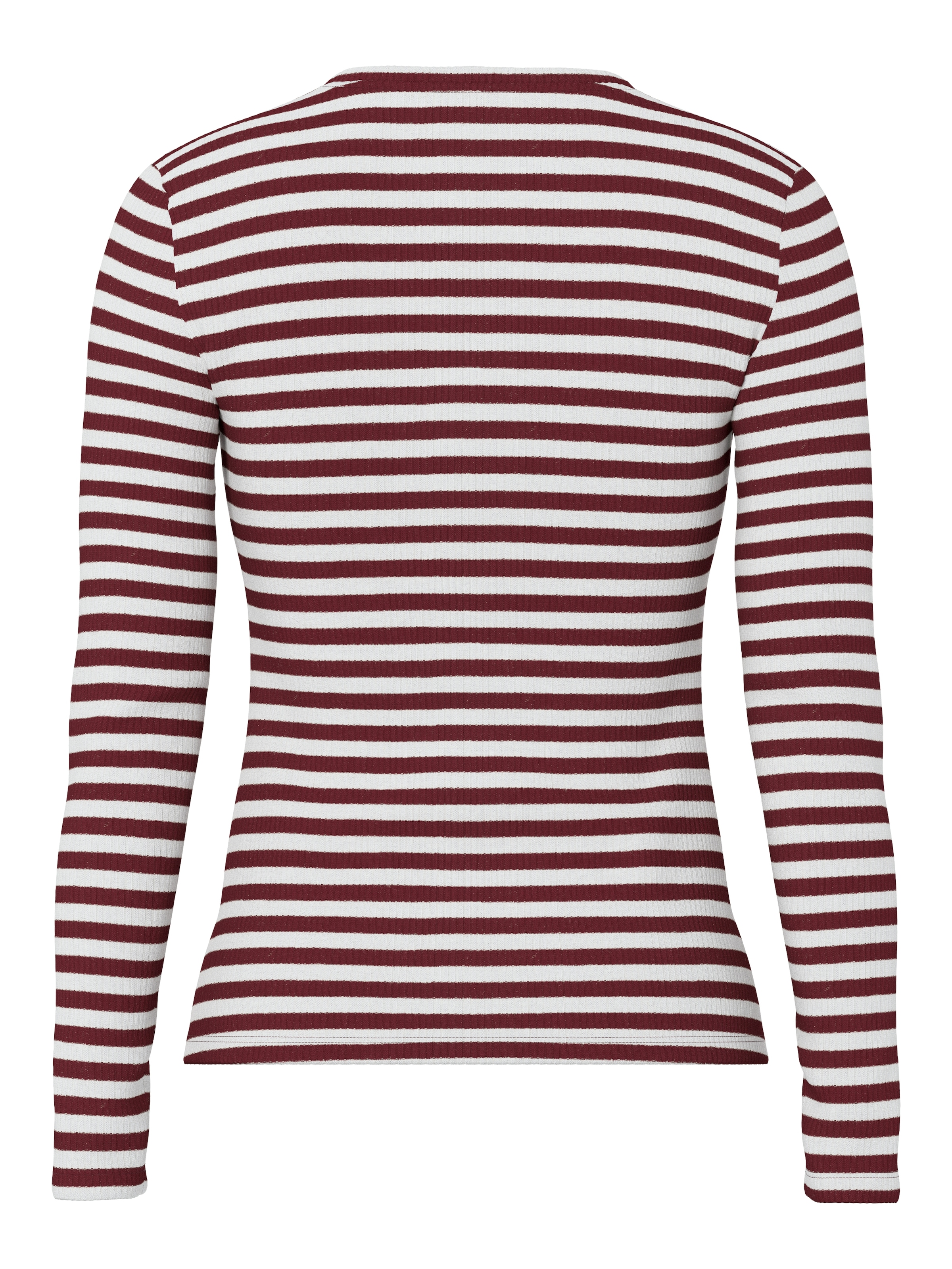 pieces T-shirt à manches longues »PCRUKA LS TOP NOOS BC« Mélange de coton, coupe slim