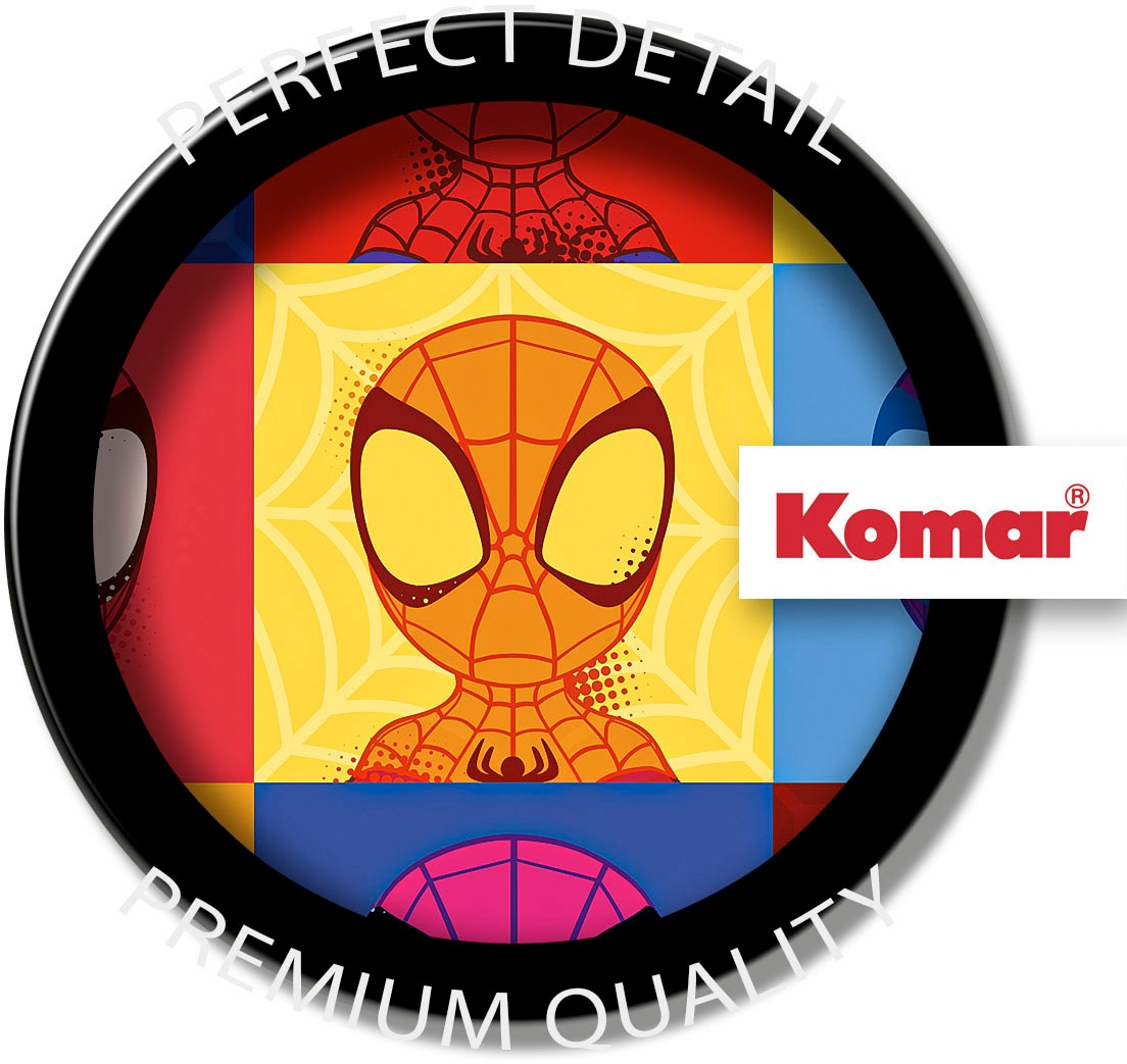 Komar Leinwandbild »Spidey Symmetry - Grösse 30 x 30 cm«, Disney, (1 St., 30 x 30 cm (Breite x Höhe), Keilrahmenbild mit Echtholzrahmen, Kinderzimmer