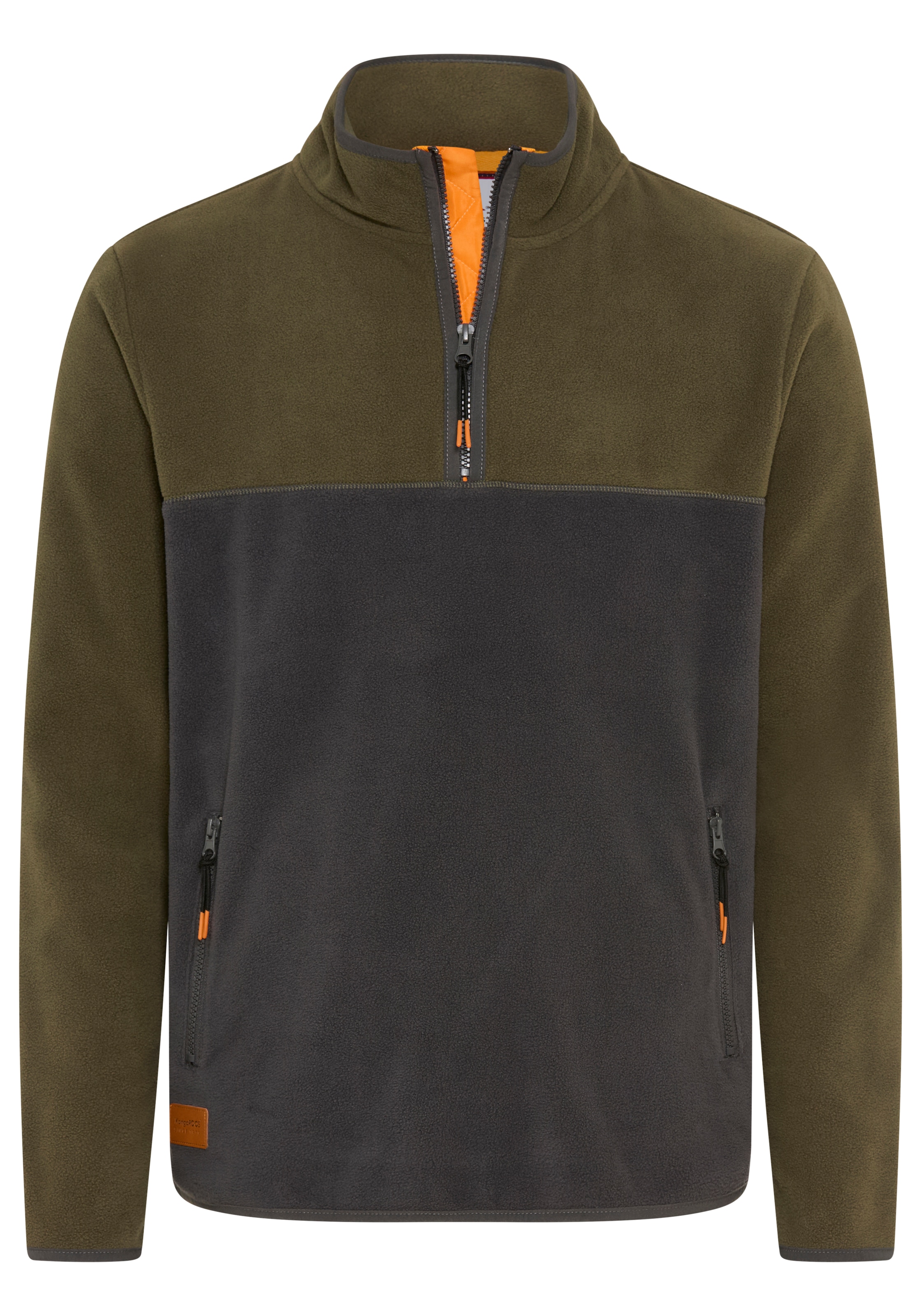 KangaROOS Pull en polaire , Avec col montant, manches longues, aussi disponible en grandes tailles
