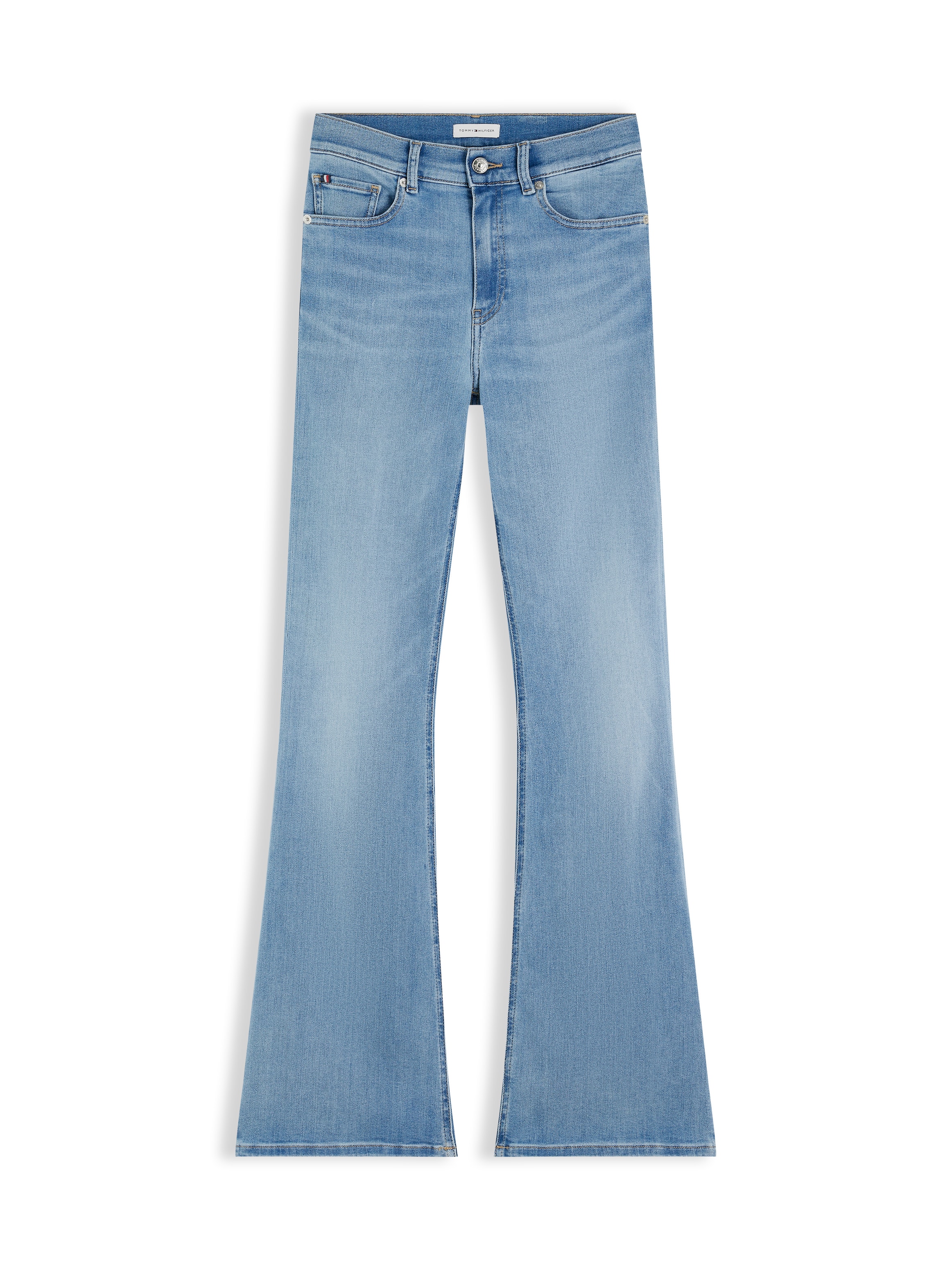 Tommy Hilfiger Bootcut-Jeans »FLARE KATY RW« Baumwollmischung, Stretch, in ausgestellter Form