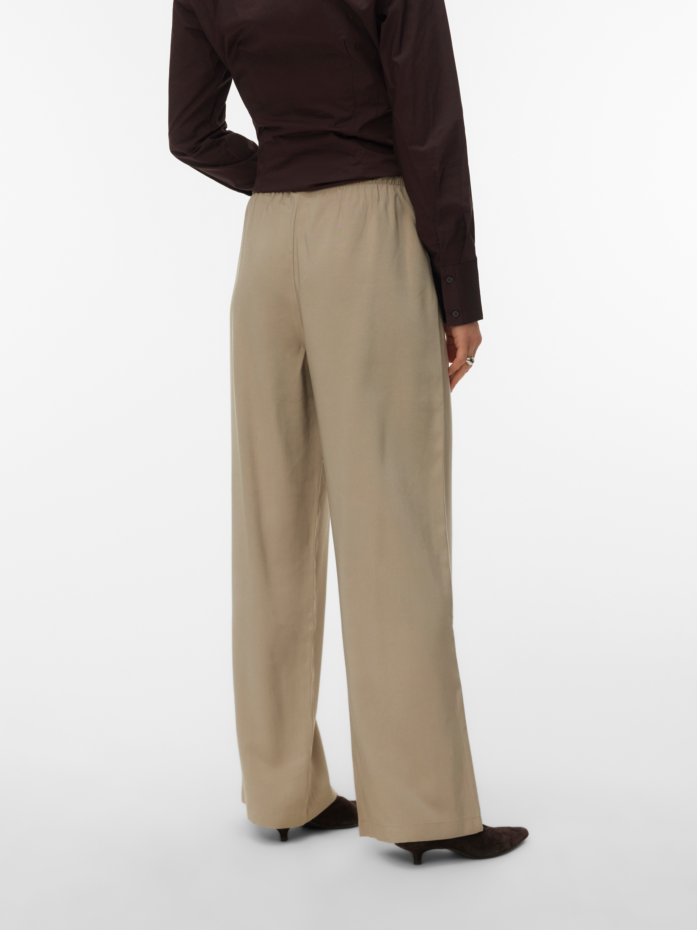 Vero Moda Pantalon à enfiler »VMKATIE LOOSE PANT WVN NOOS«  Materialmix
