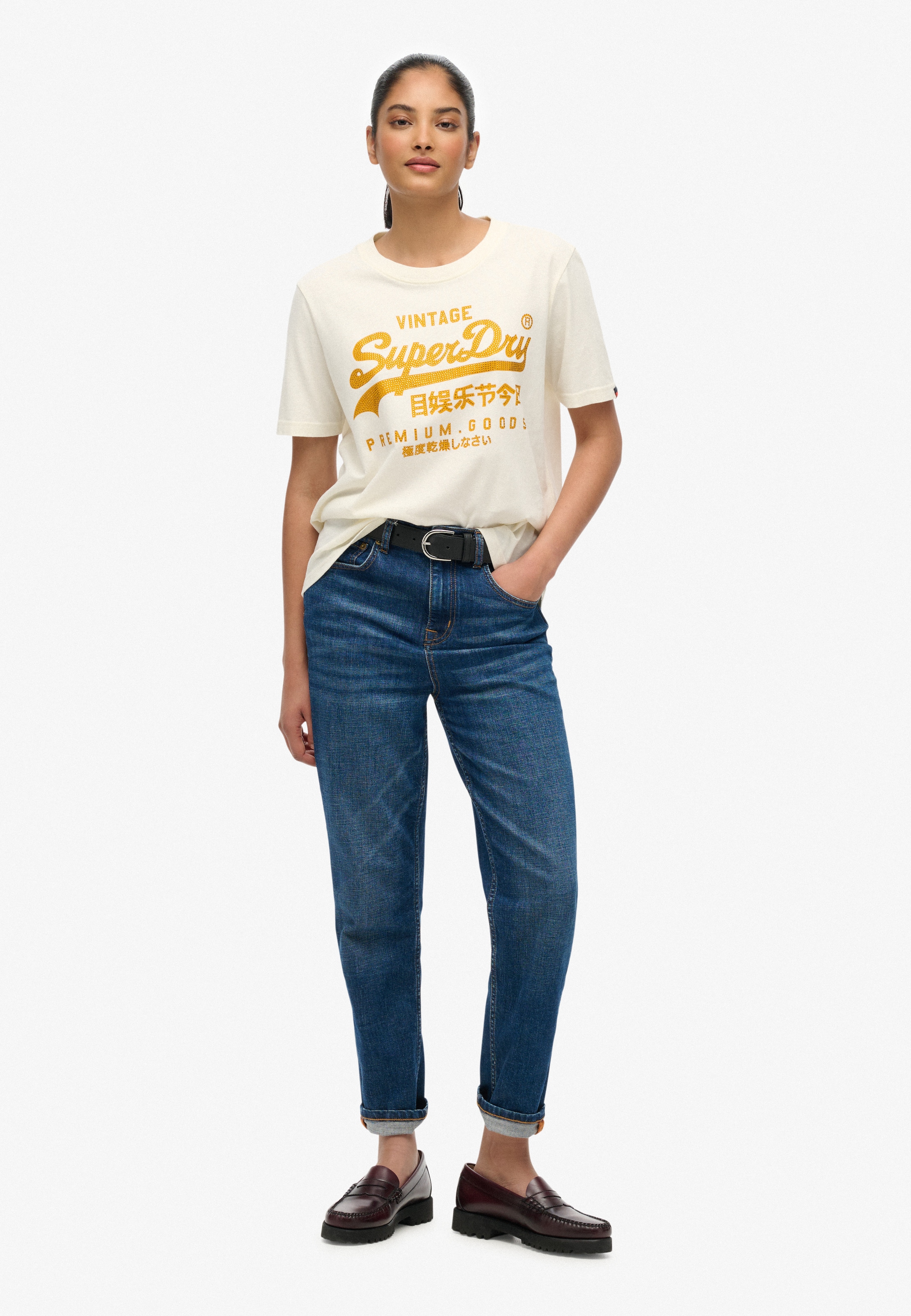 Superdry T-shirt imprimé »EMBELLISHED VL RELAXED TEE«