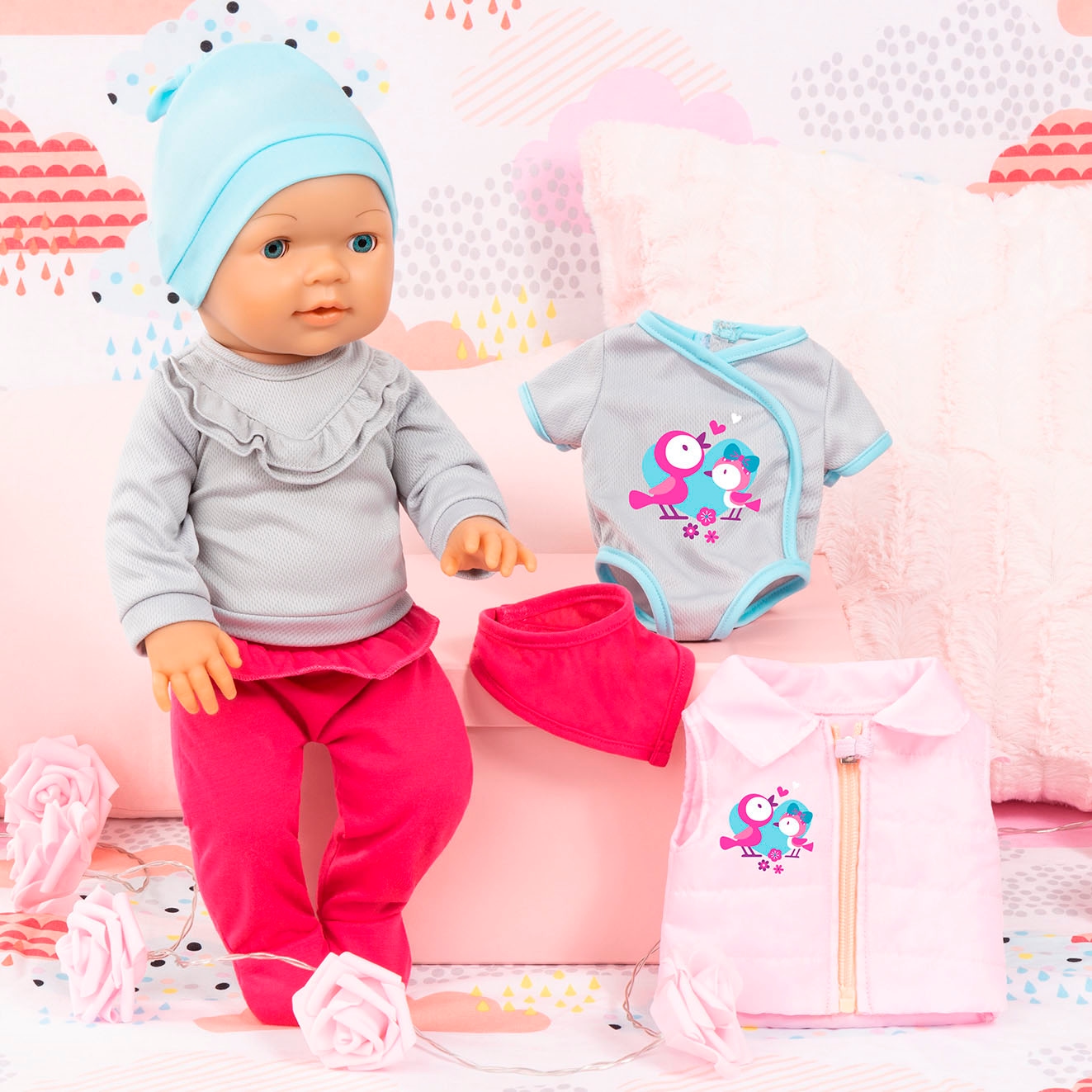 Bayer Puppenkleidung »Hose/Weste 38-42 cm«