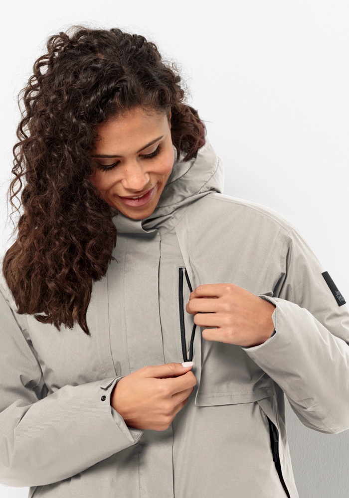 Jack Wolfskin Funktionsjacke »WANDERMOOD JKT W«, mit Kapuze