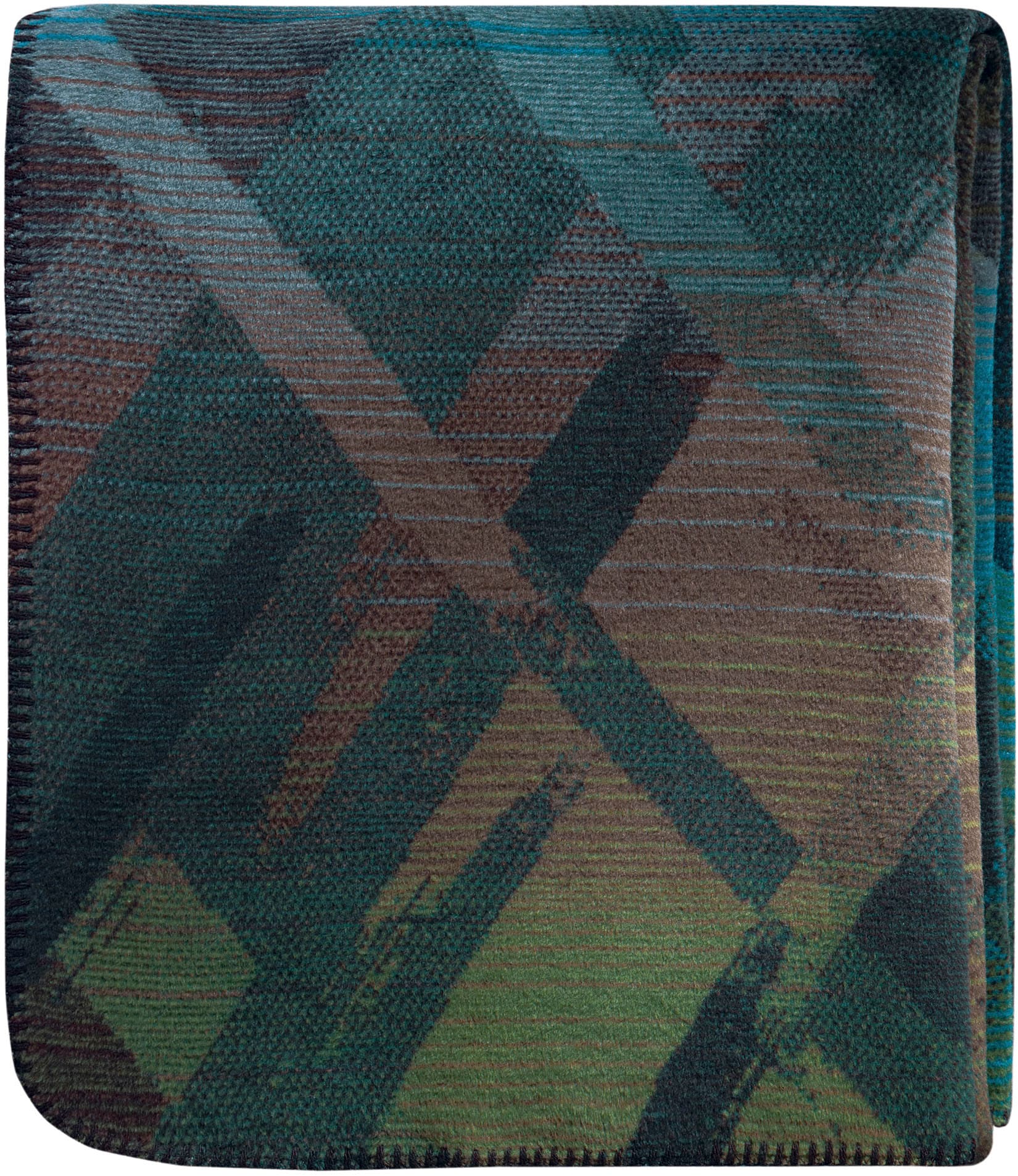 Biederlack Wohndecke »Mossy Glow mit geketteltem Zierstich« Made in Germany