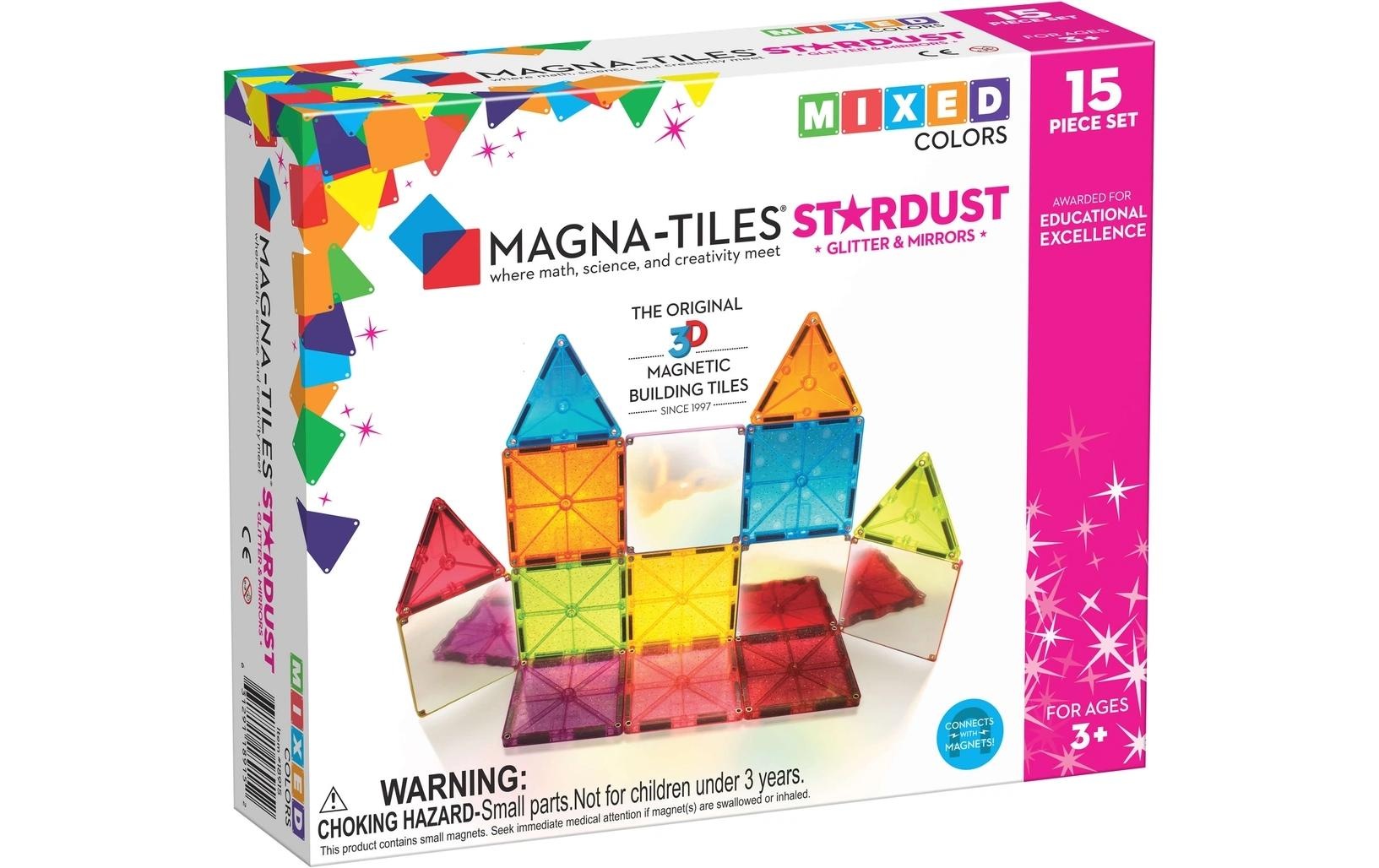 Image of Steinbaukasten "Magna-Tiles Bausteinmodell Stardust Glitter Set"