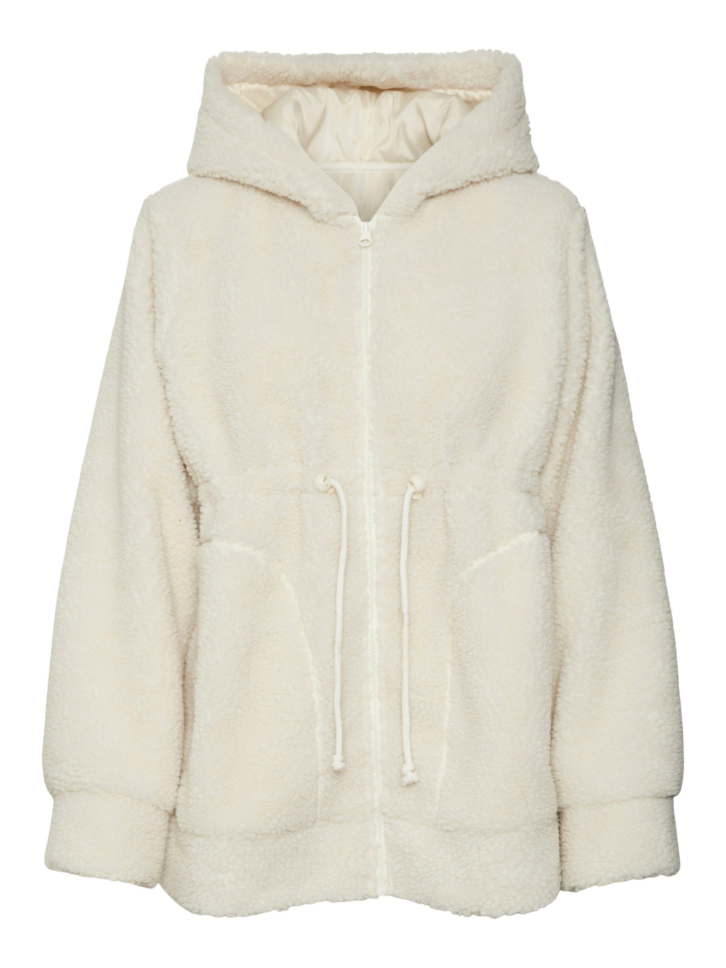 Mamalicious Kapuzenplüschjacke »MLRACHEL  3IN1 TEDDY JACKET NOOS« mit Kapuze Kunstfaser, regular fit