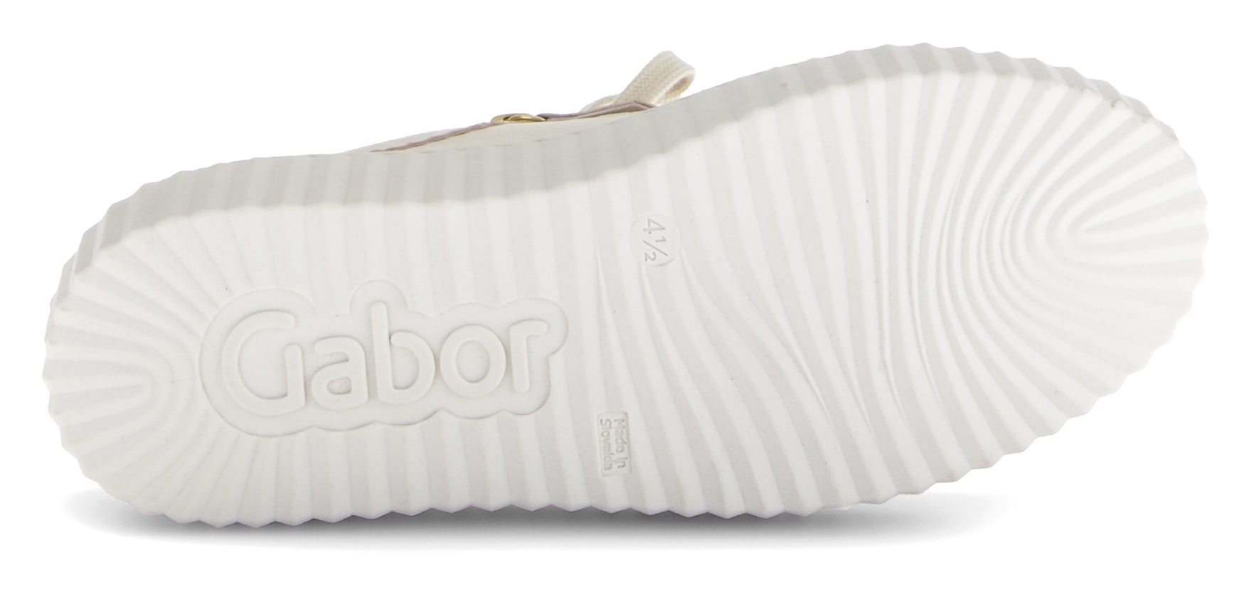 Gabor Plateausneaker  Freizeitschuh, Halbschuh, Schnürschuh mit modischem Schmuckelement