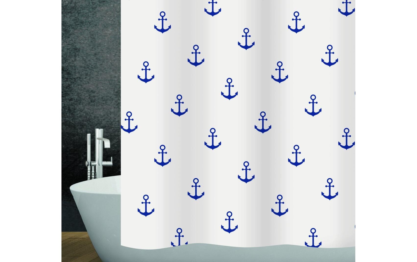 diaqua® Rideau de douche »Anchor 240 x 180 cm« Breite 240 cm