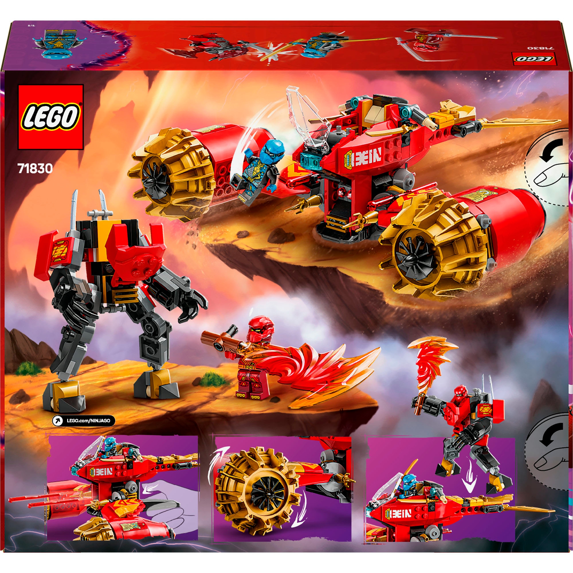 LEGO® Pions de construction »Kais Sturmreiter-Mech (71830), LEGO Ninjago« Made in Europe