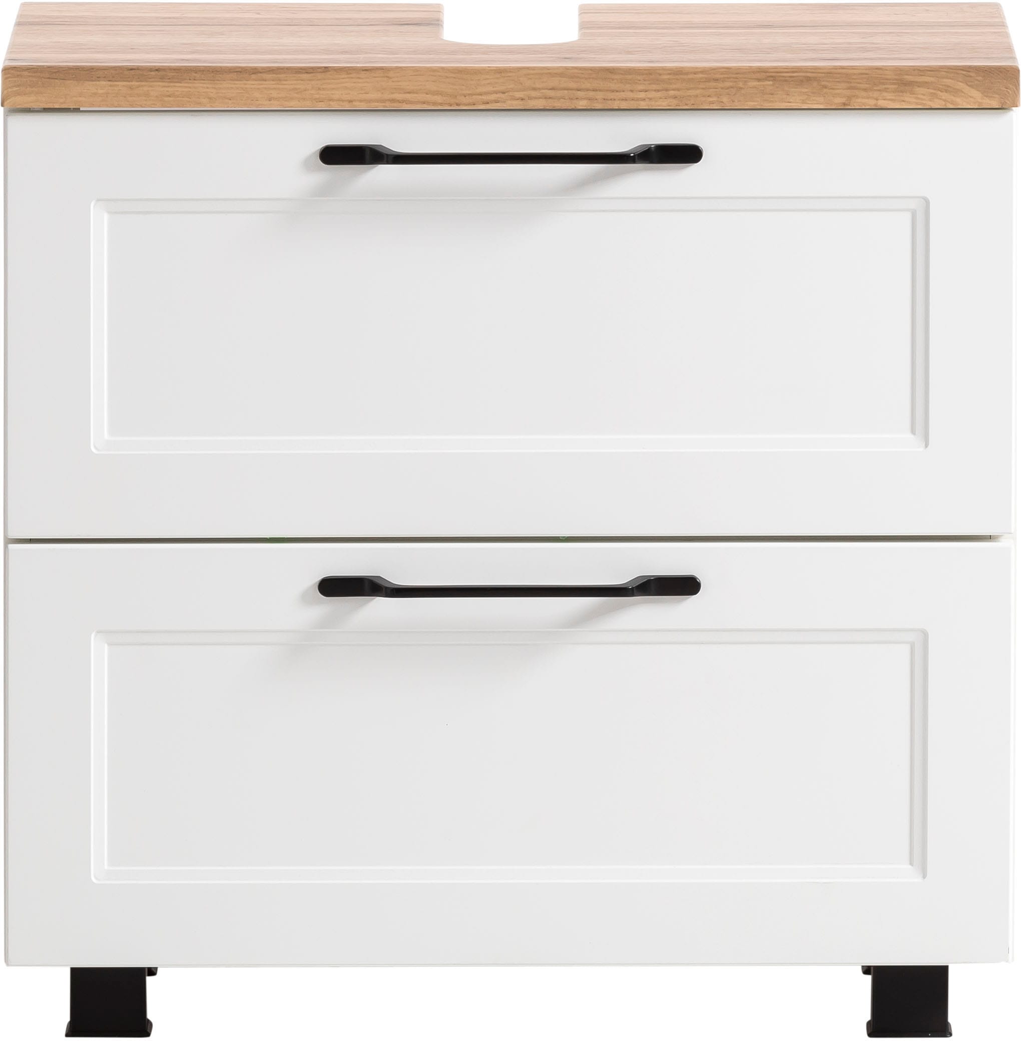 Image of welltime Waschbeckenunterschrank "Lana" Badmöbel, 2 Schubladen, 60 cm breit
