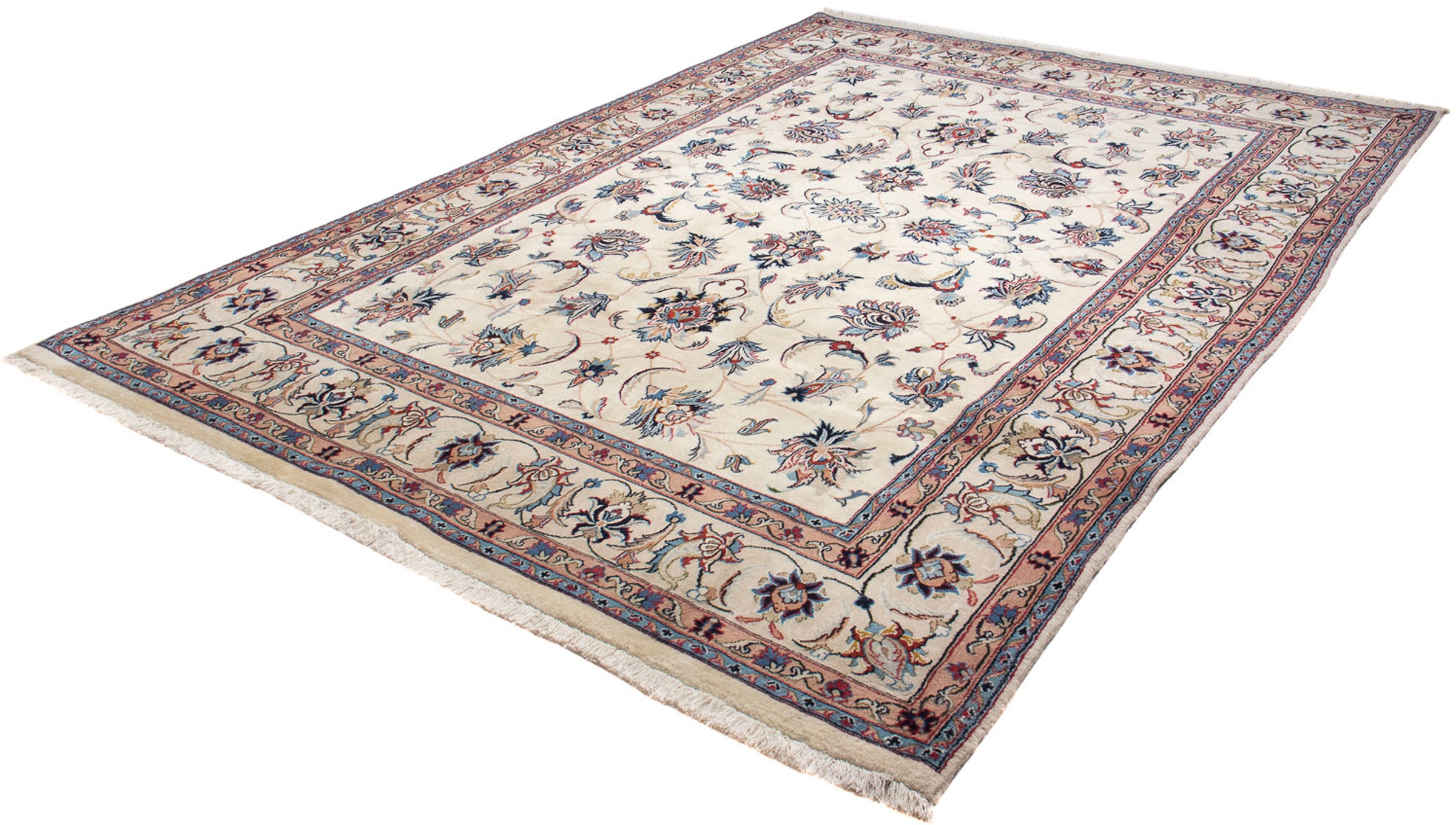 Image of morgenland Orientteppich »Perser - Classic - 295 x 206 cm - beige«, rechteckig, 10 mm Höhe, Wohnzimmer, Handgeknüpft, Einzelstück mit Zertifikat bei Ackermann Versand Schweiz