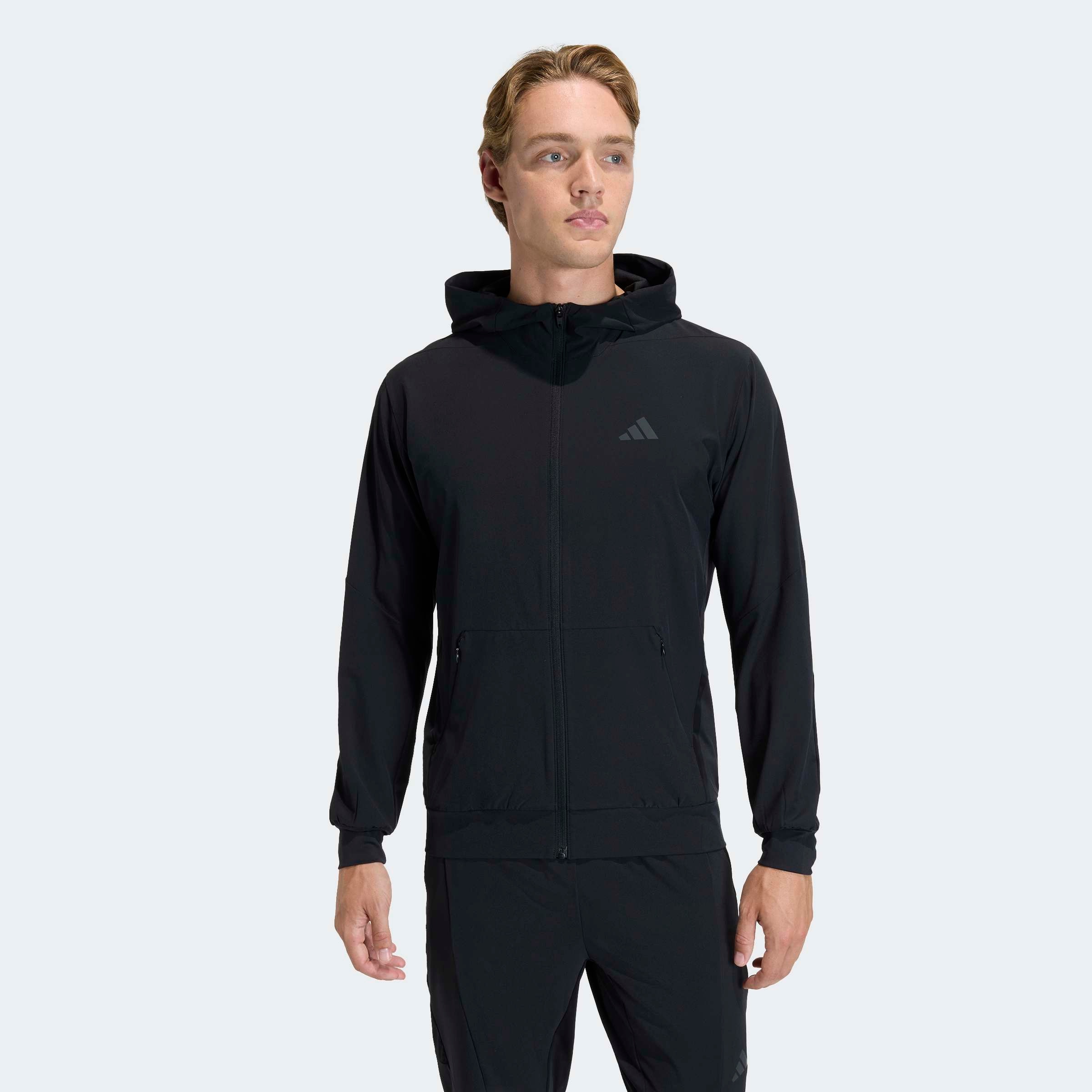 Image of adidas Performance Kapuzensweatjacke "D4T WORKOUT-HOODIE MIT DURCHGEHENDEM REISSVERSCHLUSS" mit Kapuze, für Workout und Fitness